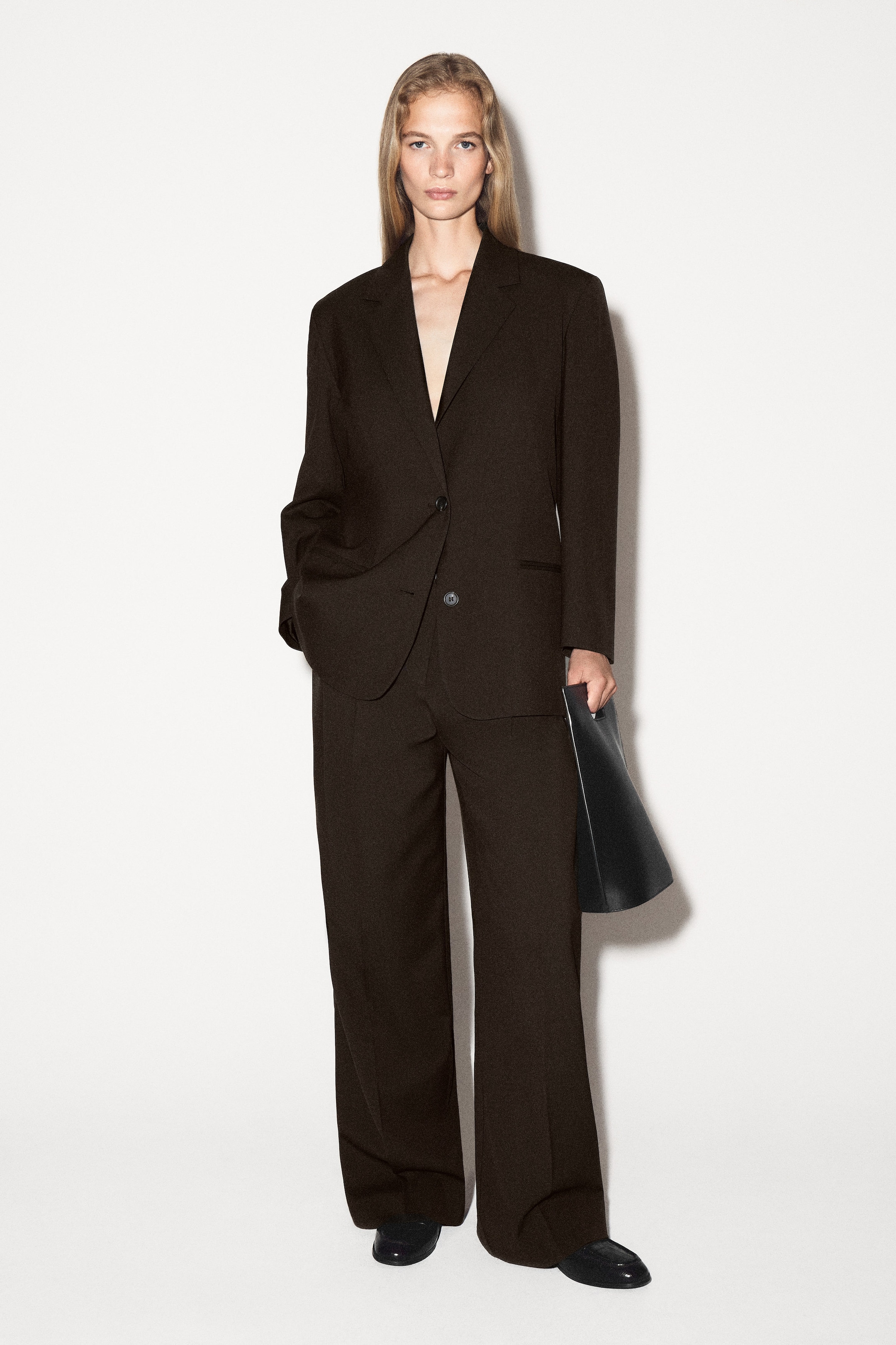 MERINO WOOL-BLEND BLAZER