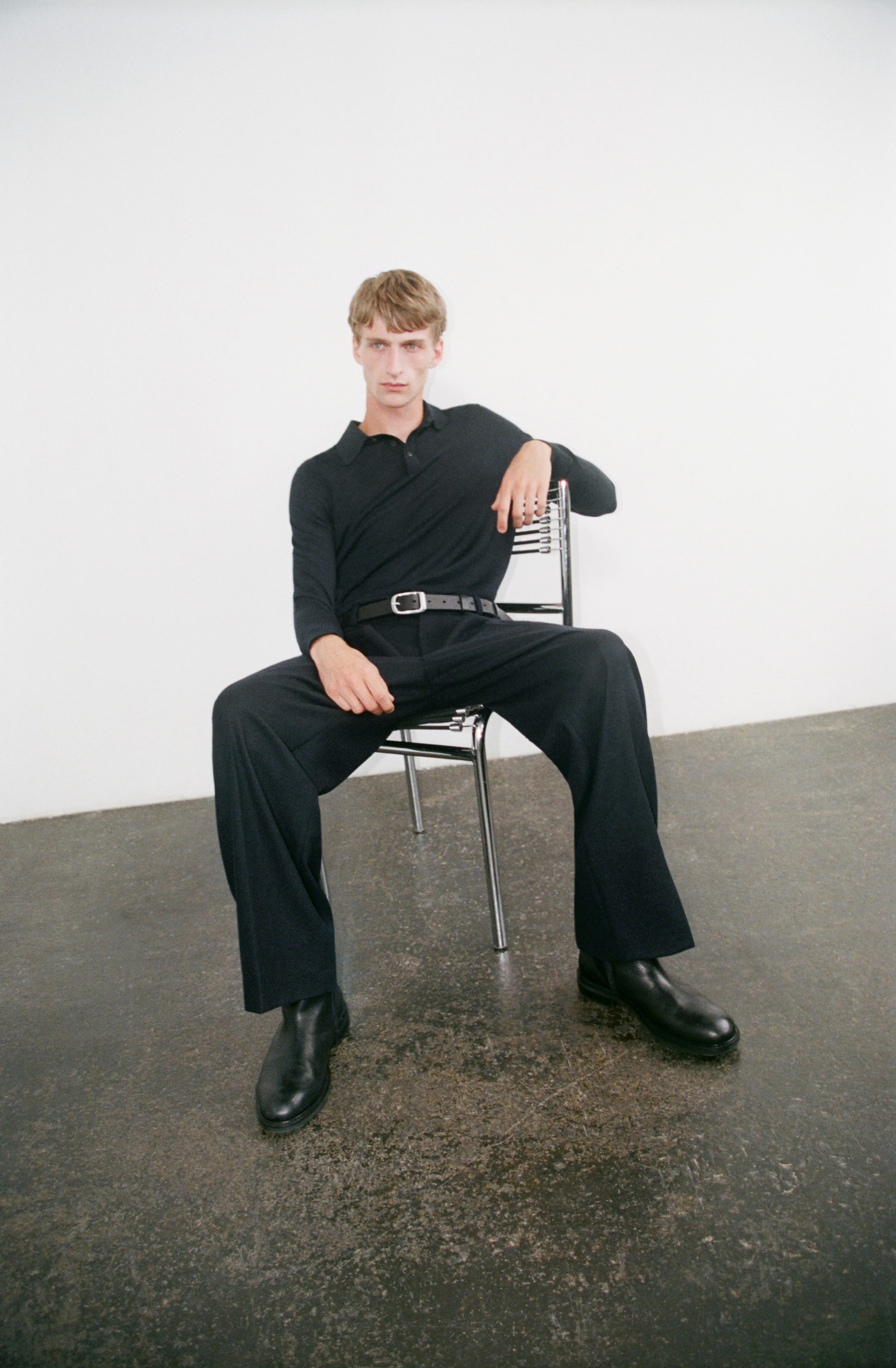 SLIM MERINO WOOL POLO SHIRT