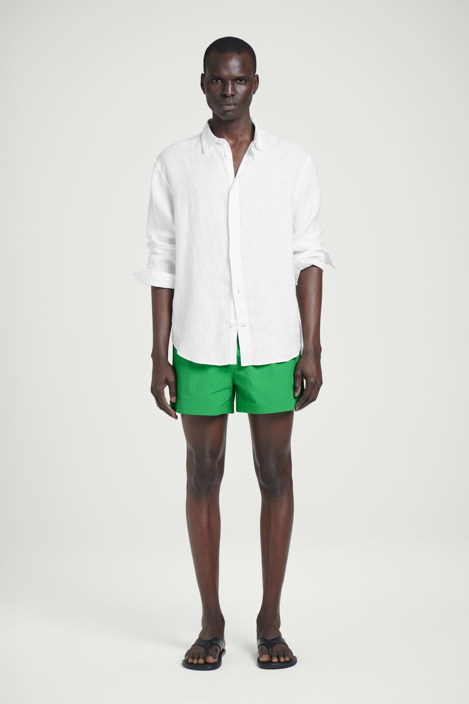 SHORT DE BAIN PLIABLE - VERT/BLEU MARINE - 3