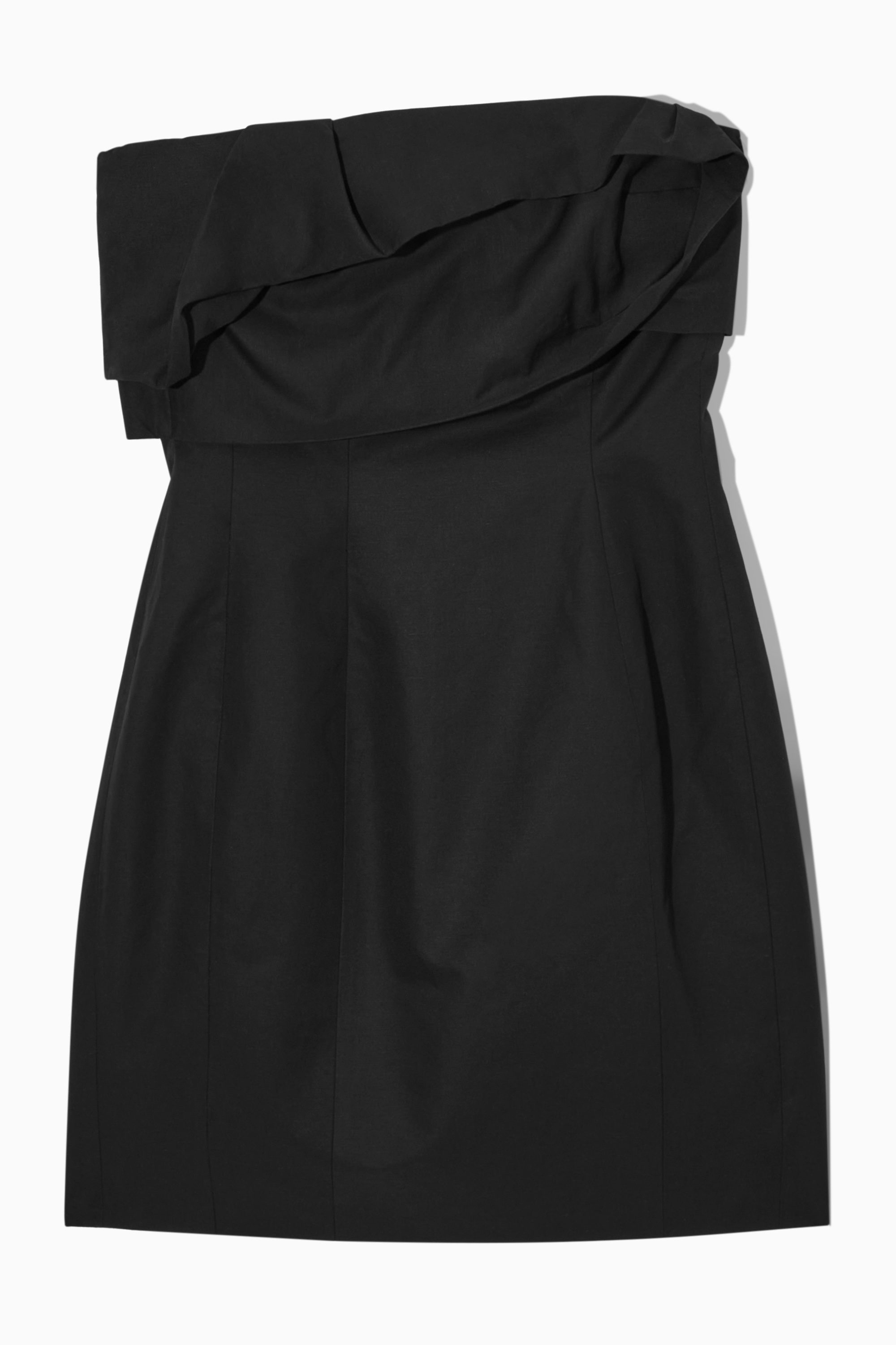 【送料&関税込】ChloAC Black Linen Blend Mini Dress High-Neck Linen-Blend Mini Dress curated on LTK