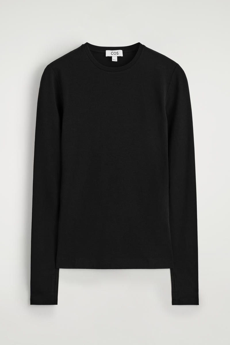 Cotton Long-Sleeved Top