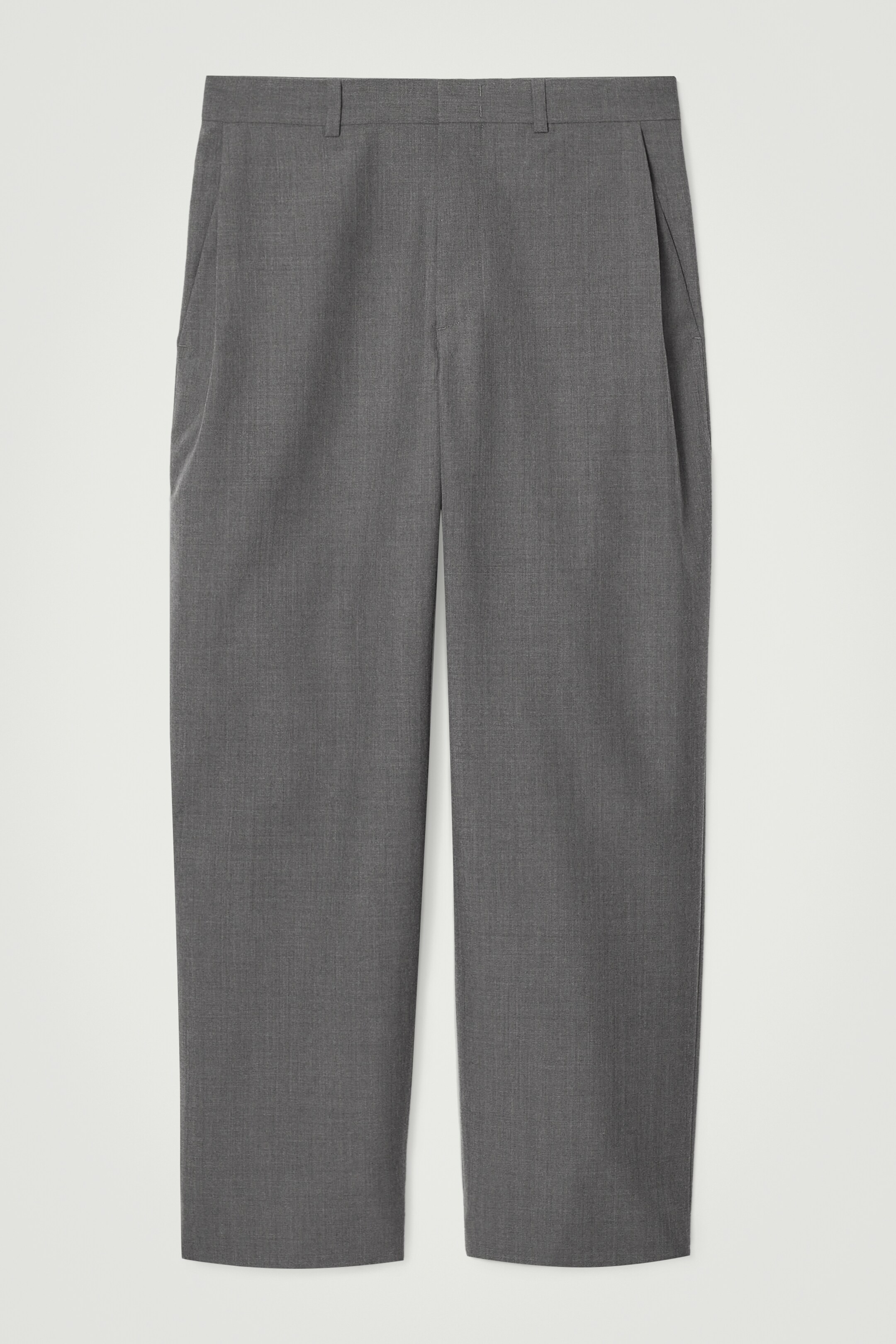 Agrandir l'image: PANTALON COSTUME LAINE NATTÉE - LARGE - GRIS - HOMME | H&M CH 1