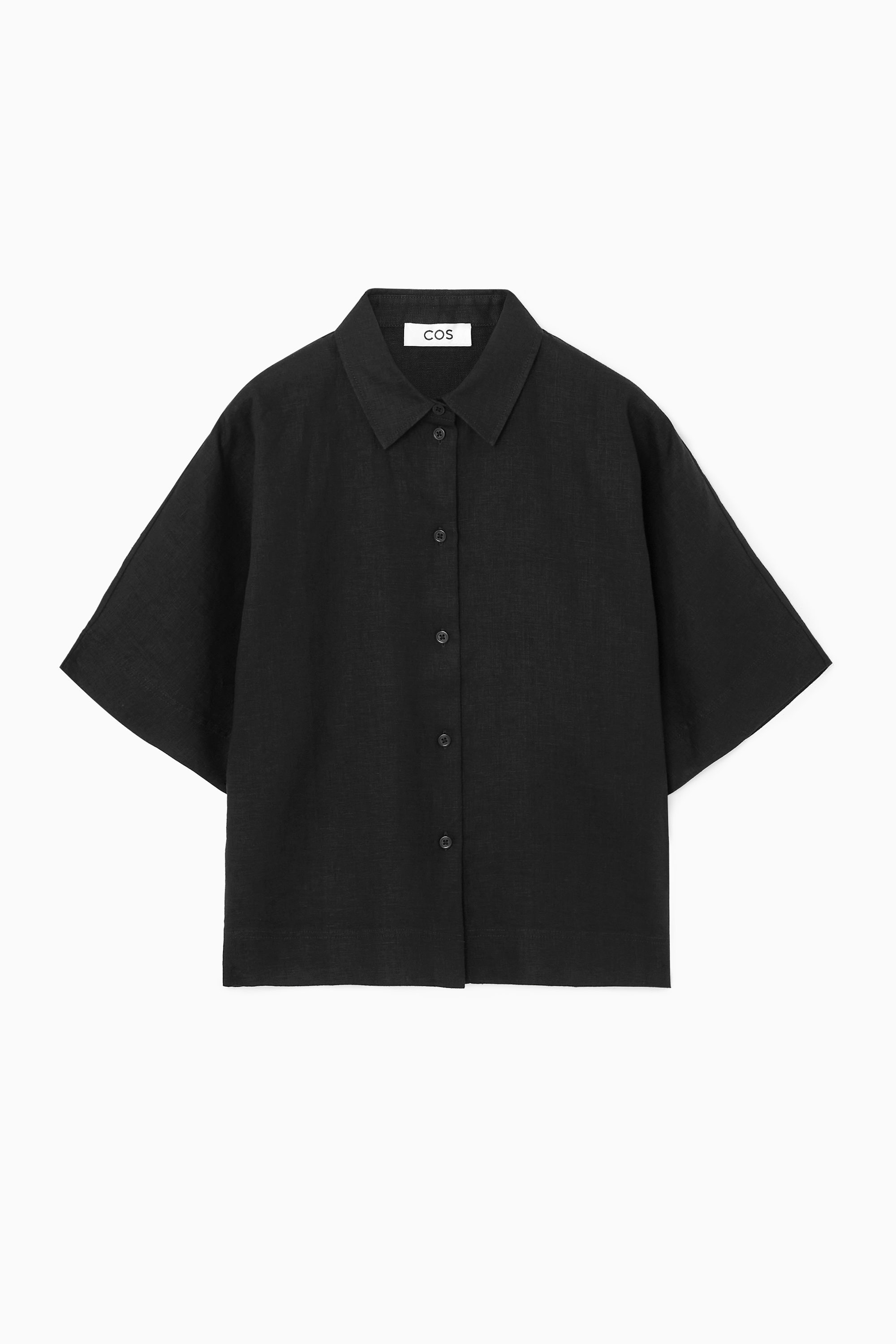 COS オープンニットショートスリーブシャツ(EU規格作り大きめ xsサイズ) OPEN-KNIT SHORT-SLEEVE SHIRT オープンニット ショートスリーブ