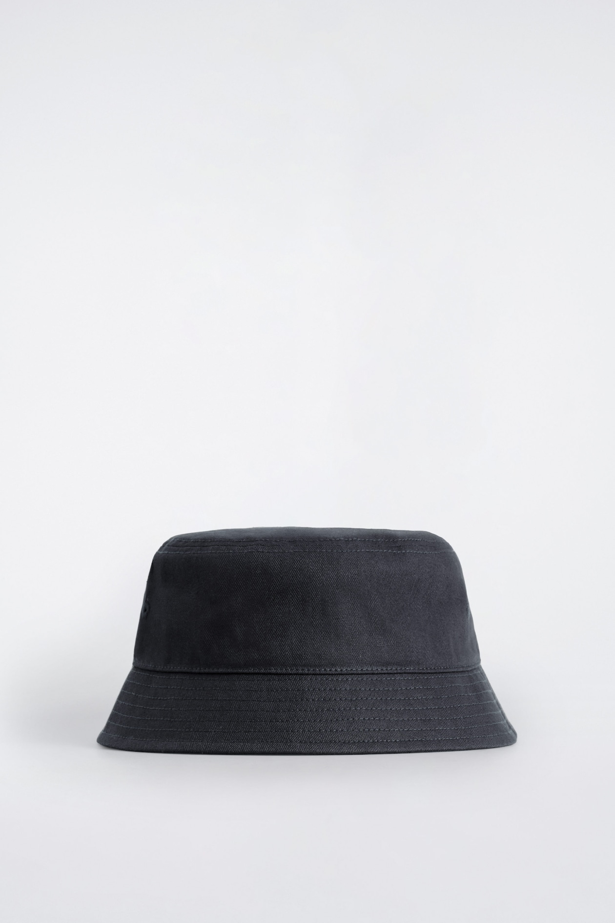 COTTON BUCKET HAT — NAVY