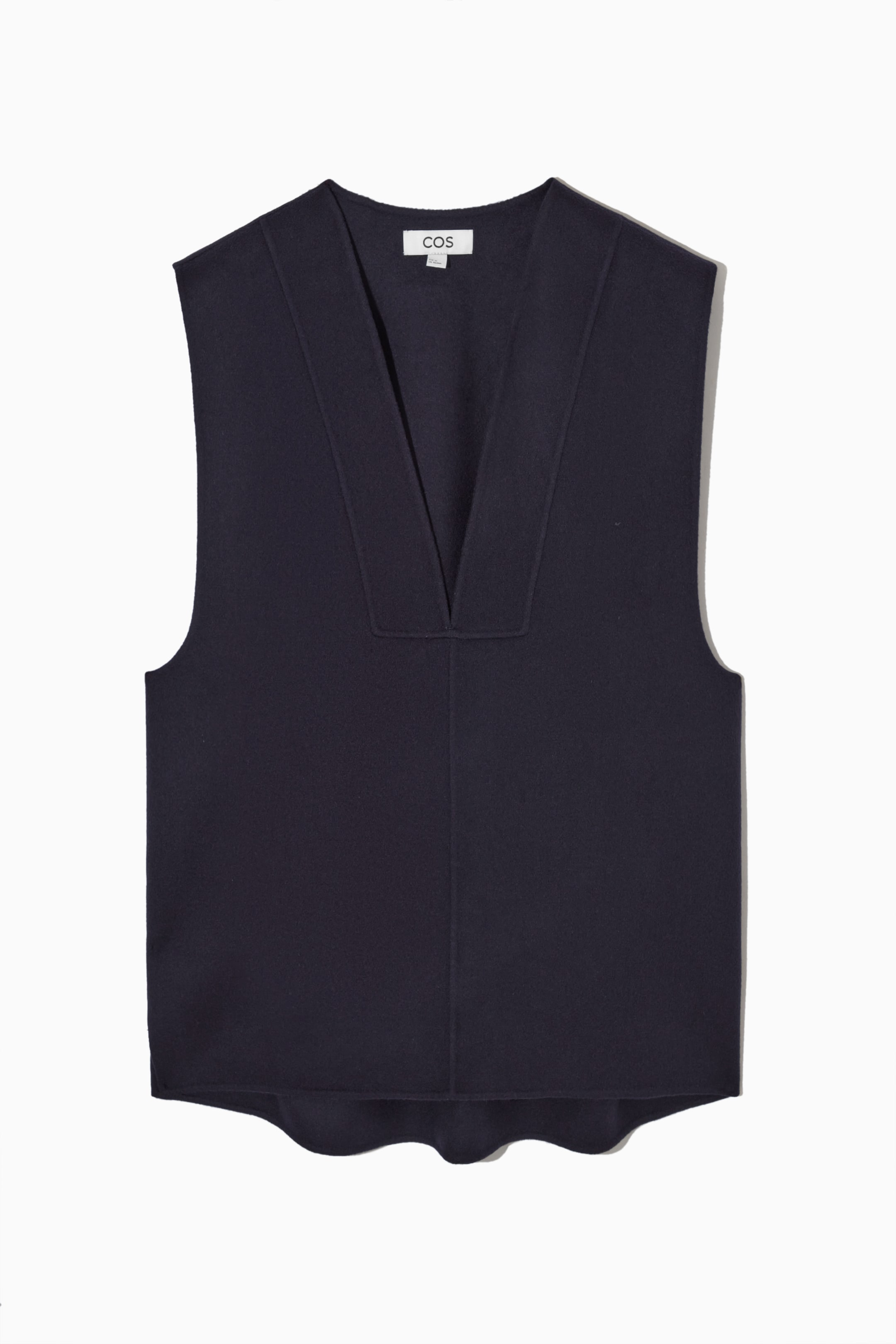 Größeres Bild anzeigen: OVERSIZED-WOLLPULLUNDER MIT V-AUSSCHNITT - Navyblau - Ladies | H&M AT 1