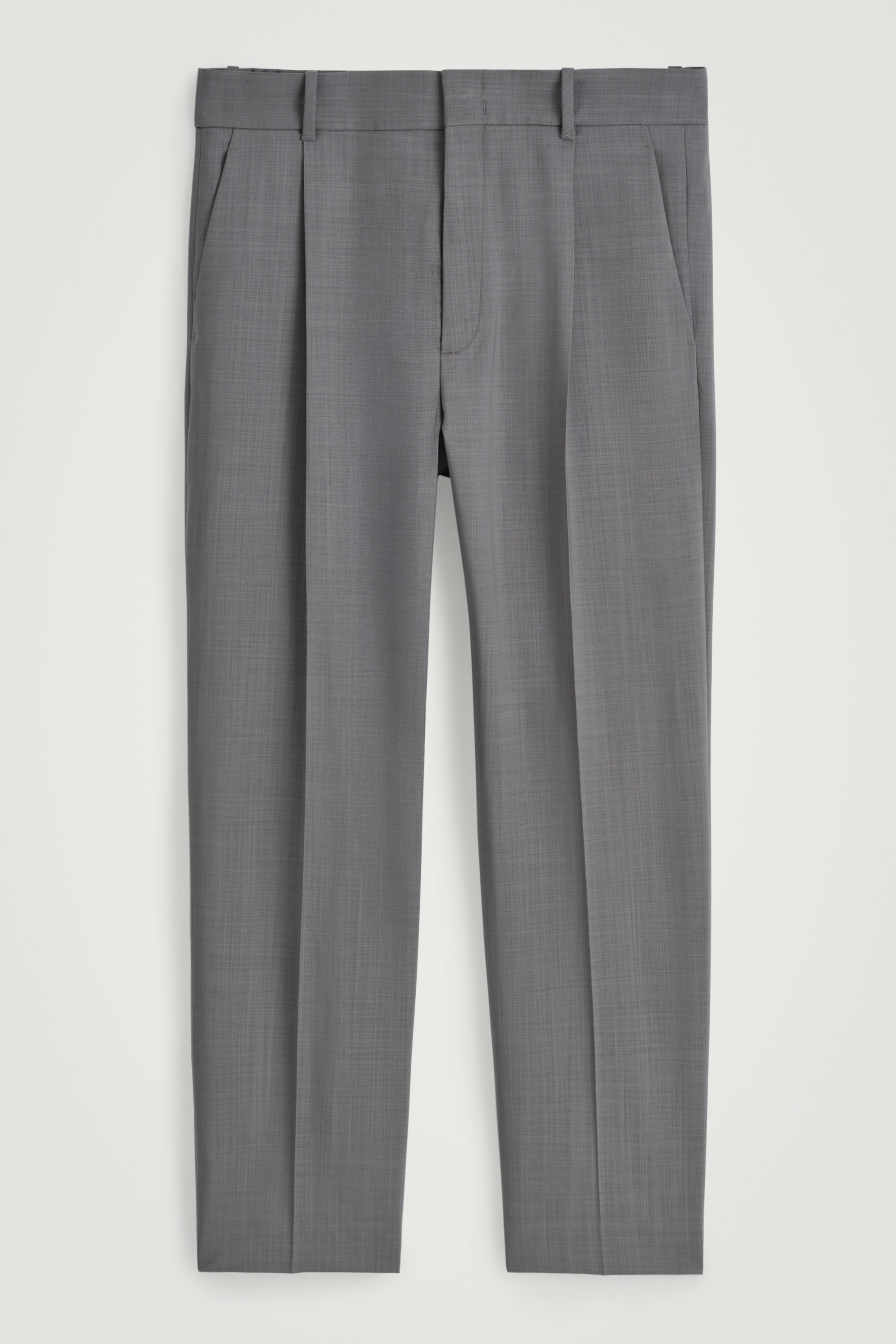 パンツ s/e/o : 24FW / FLUID WOOL TROUSERS (DARK GREY) FLUID LIGHTWEIGHT WOOL PANTS - GRAY | COS