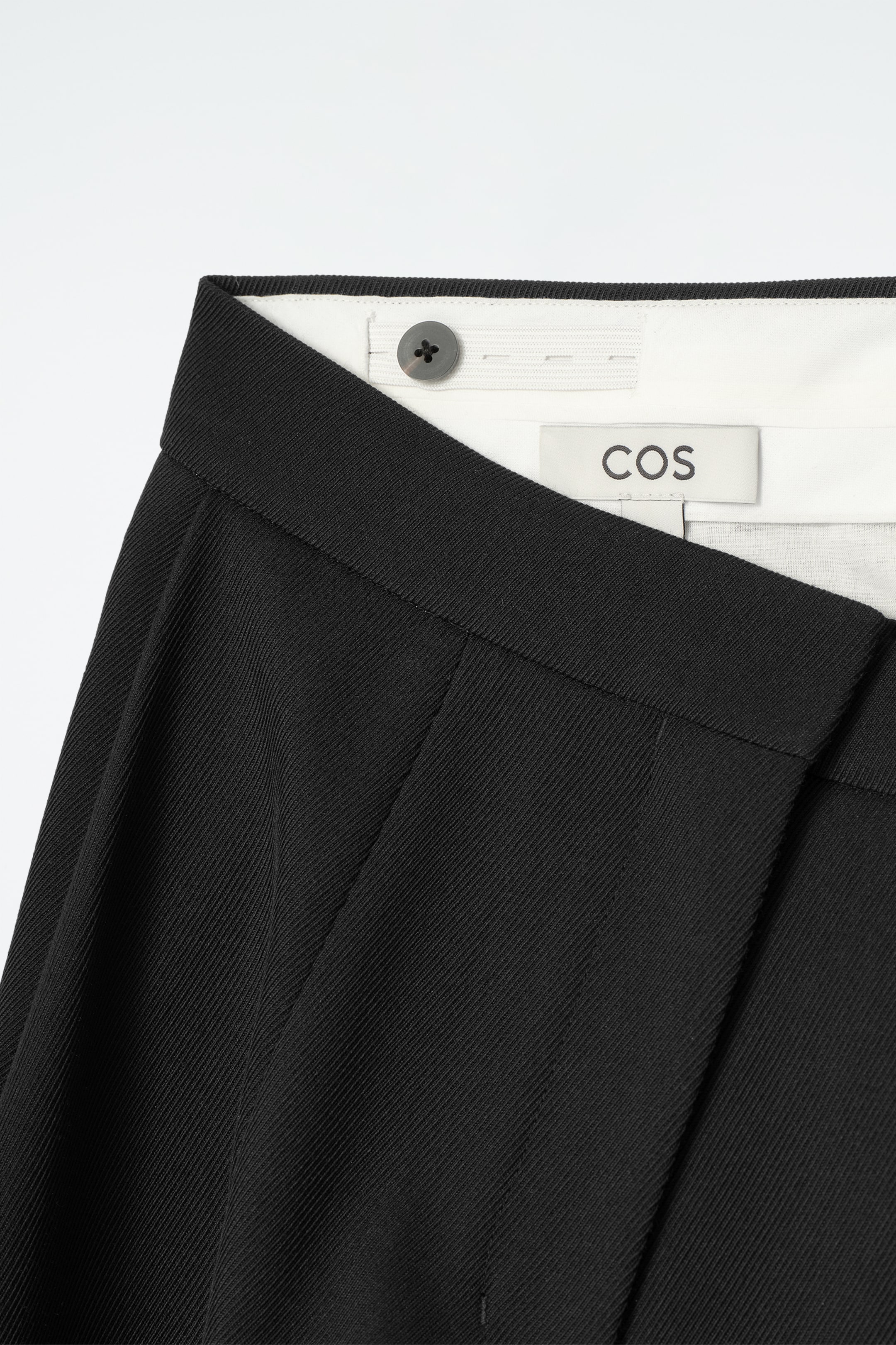 Zobacz większy obraz: SZEROKIE SPODNIE DO KOSTEK Z WEŁNĄ - CZARNY - ONA | H&M PL 7