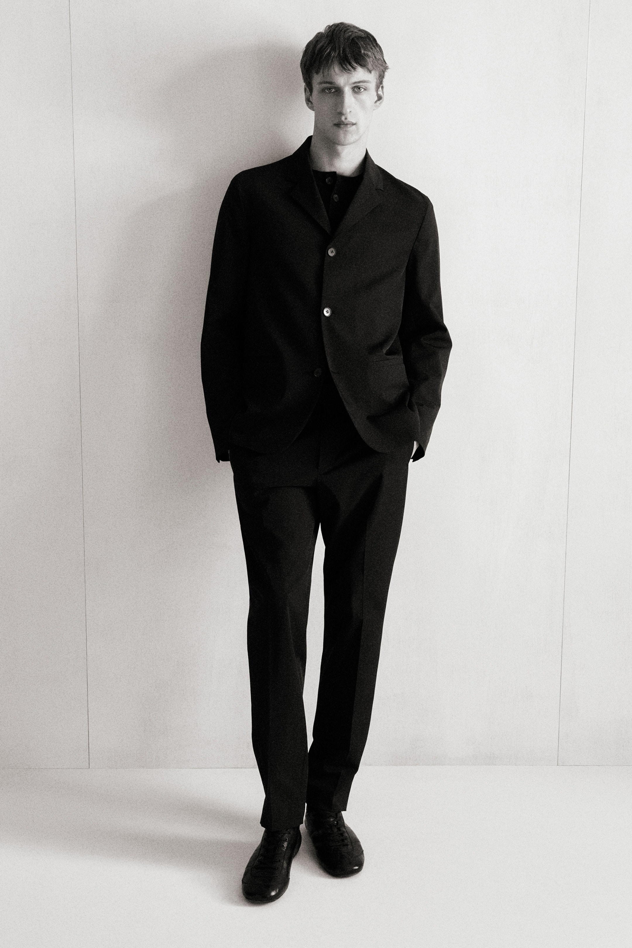 PANTALÓN DE TWILL TÉCNICO SLIM-FIT STRAIGHT LEG