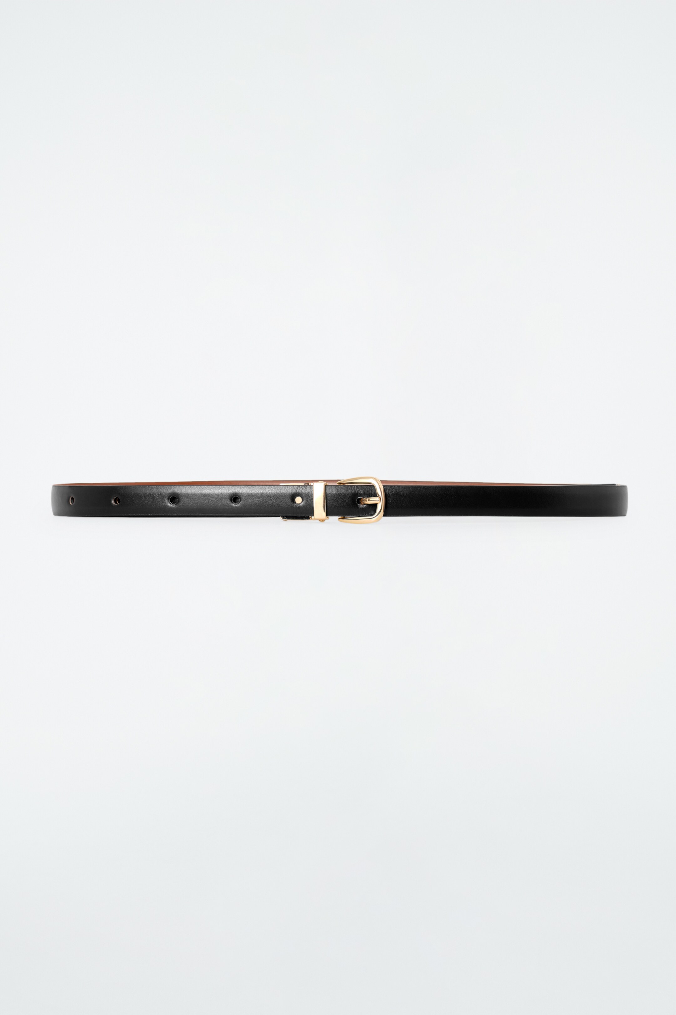 View larger image: REVERSIBLE SLIM LEATHER BELT - DARK BROWN / TAN - Ladies | H&M GB 1