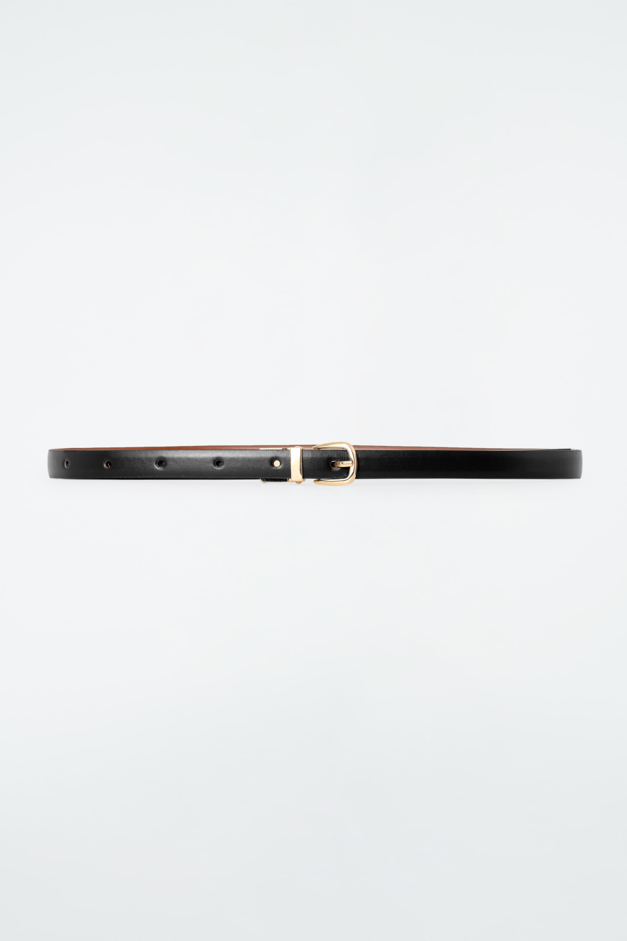 View larger image: REVERSIBLE SLIM LEATHER BELT - DARK BROWN / TAN - Ladies | H&M GB 3