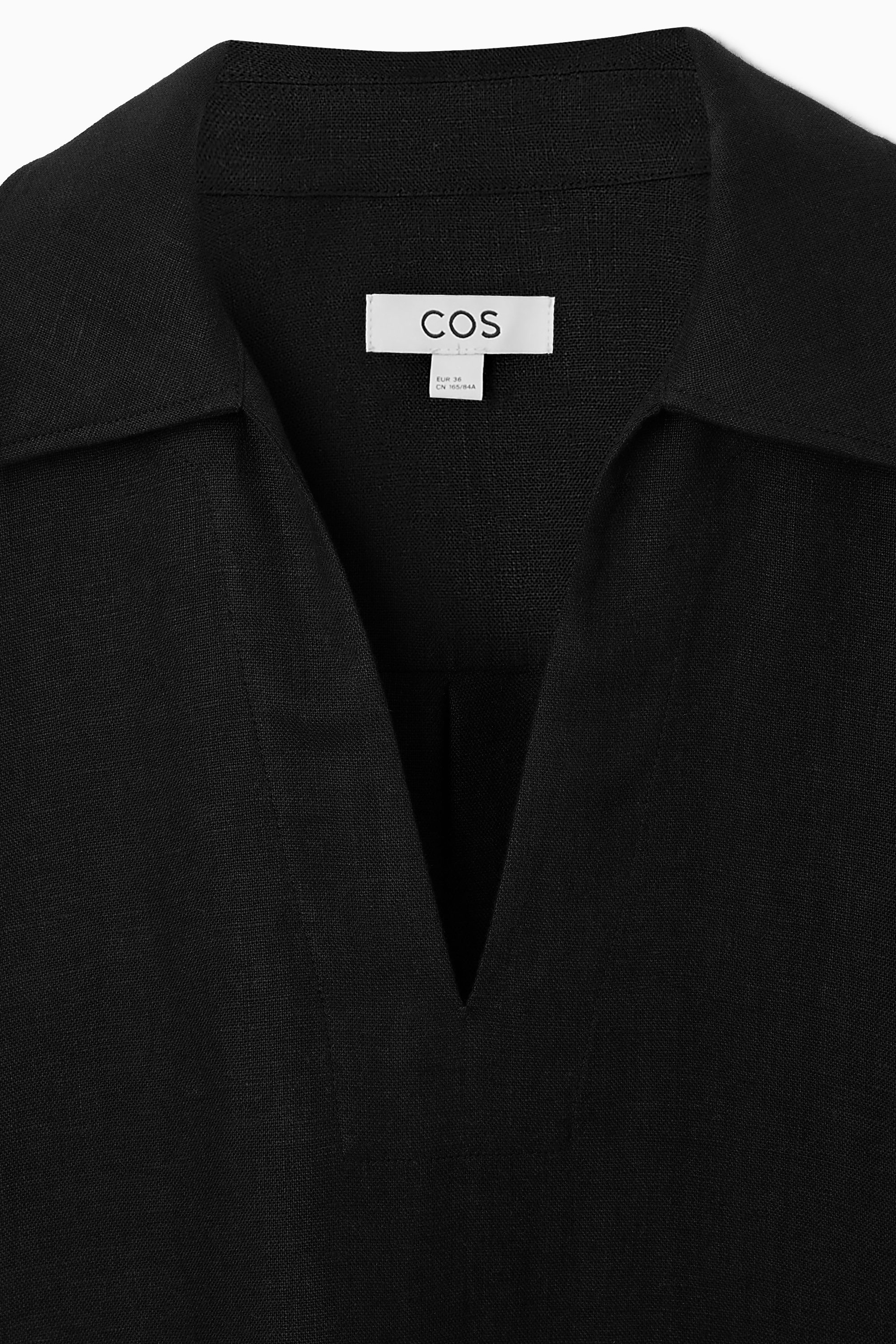 COS オープンカラーリネンシャツ opencollar linen shirt ànuke online store（アンヌーク） / Opencollar Linen