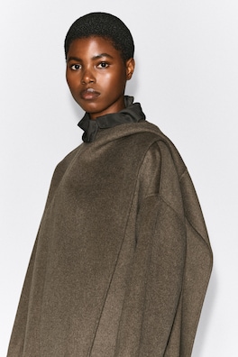 SCARF JACKET — BROWN 6