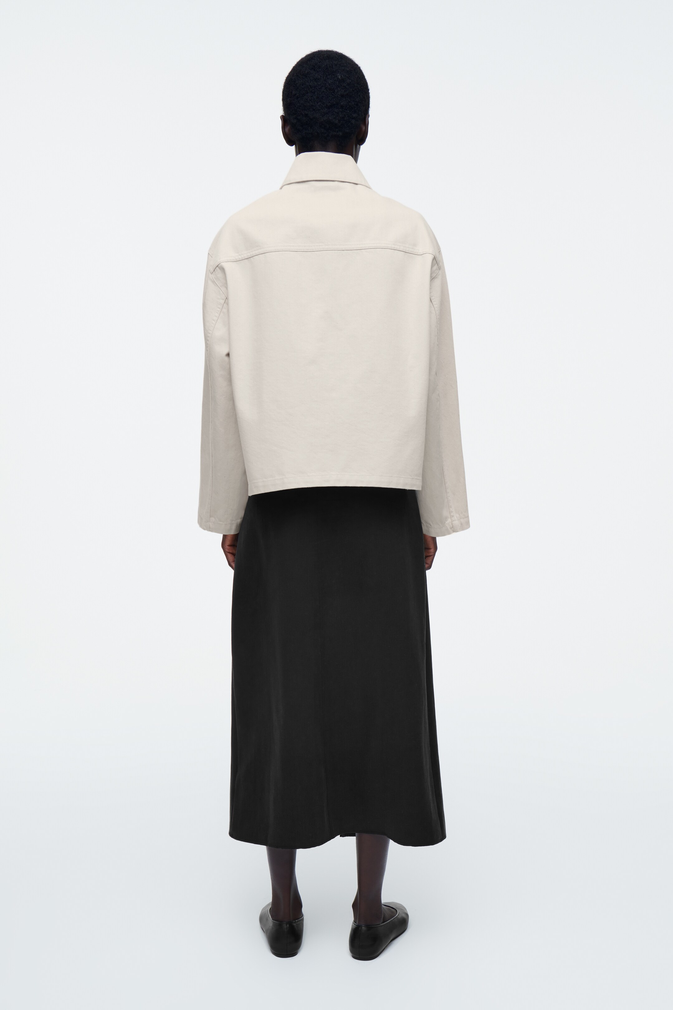Ingrandisci l'immagine: BOXY DENIM JACKET - ECRU - DONNA | H&M CH 4