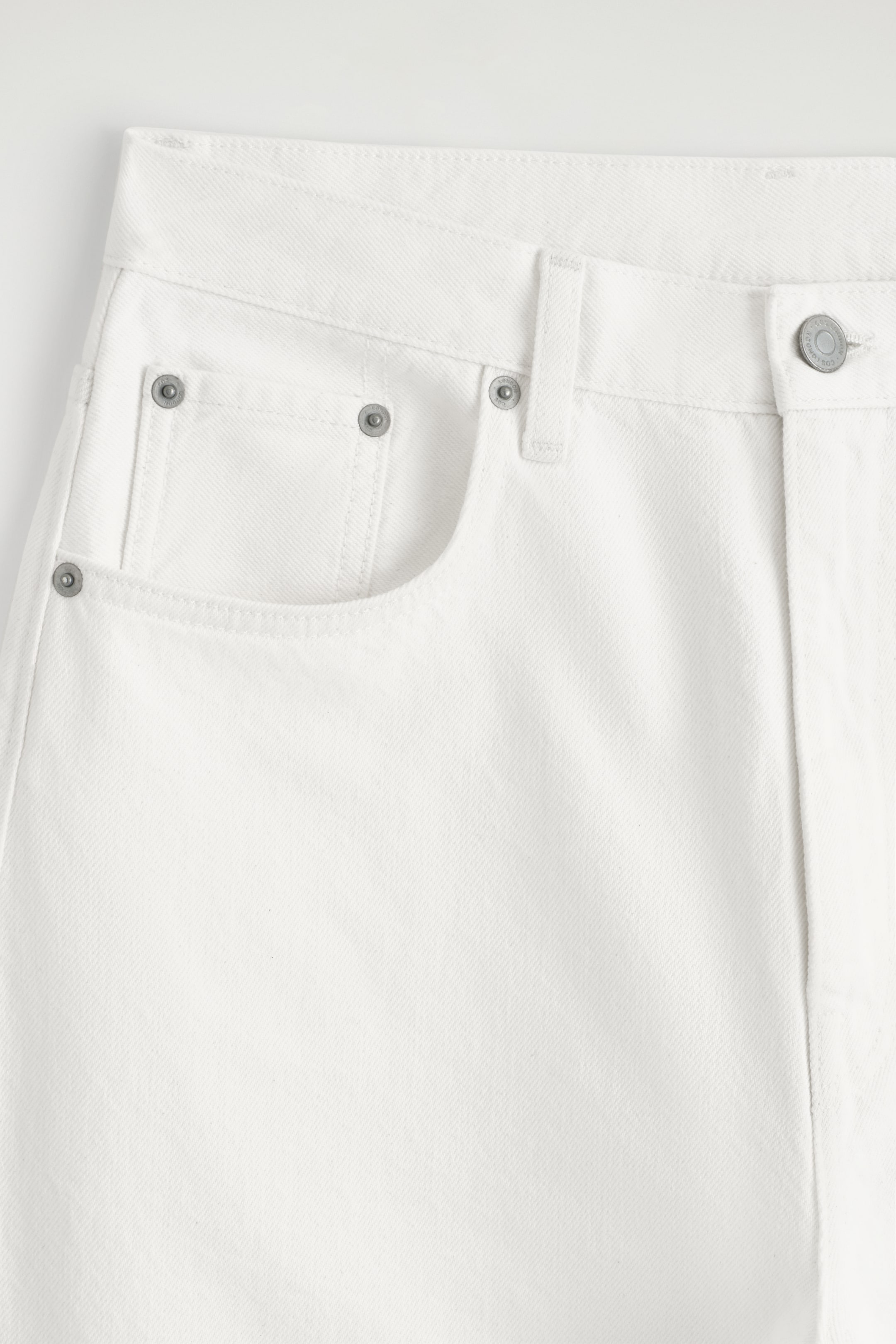 Zobacz większy obraz: JEANSY „BAY” Z NOGAWKAMI TYPU BARREL - BIAŁY - ONA | H&M PL 7
