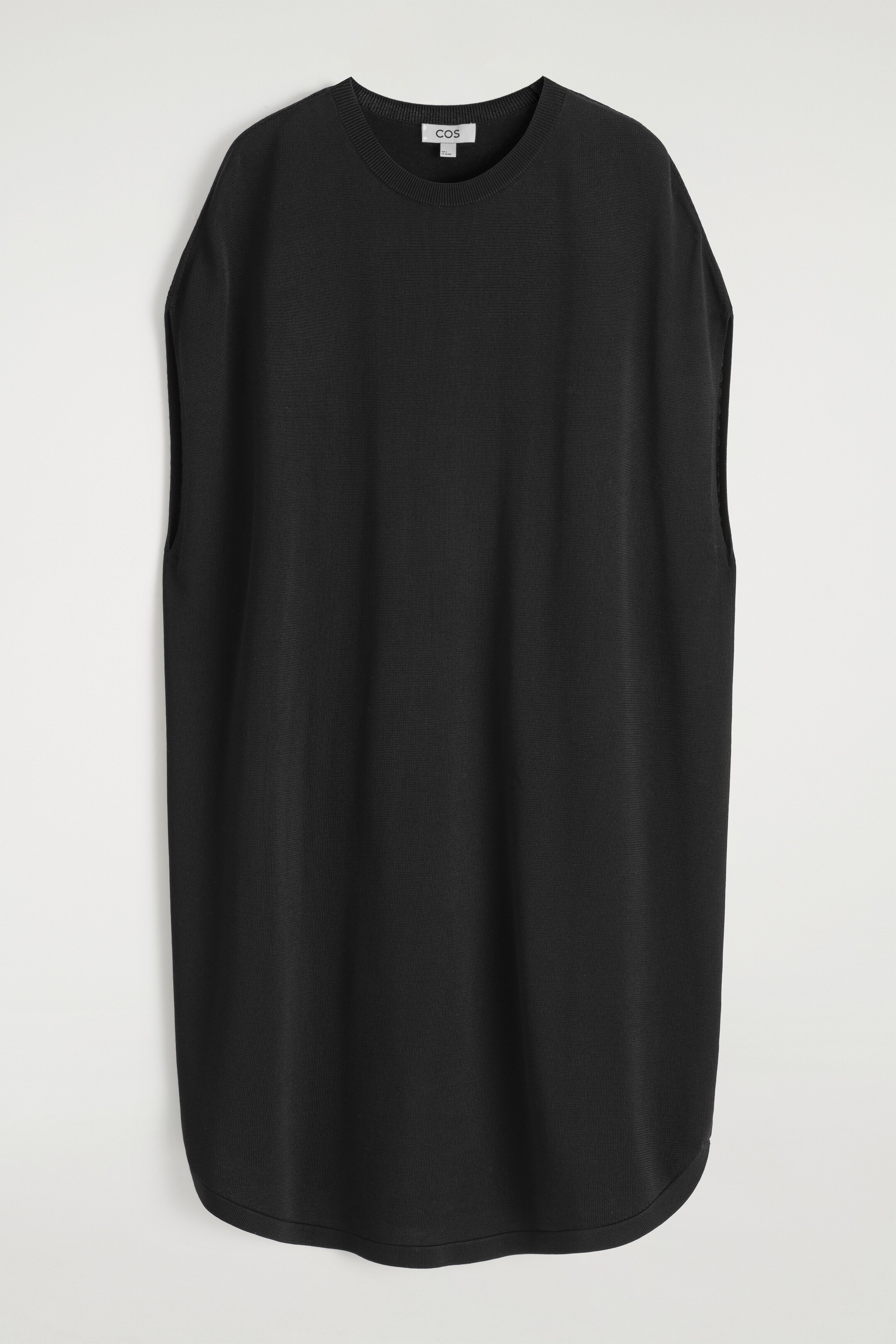 Grotere afbeelding bekijken: Jurk met cirkelsnit in breiwerk - ZWART - DAMES | H&M BE 6