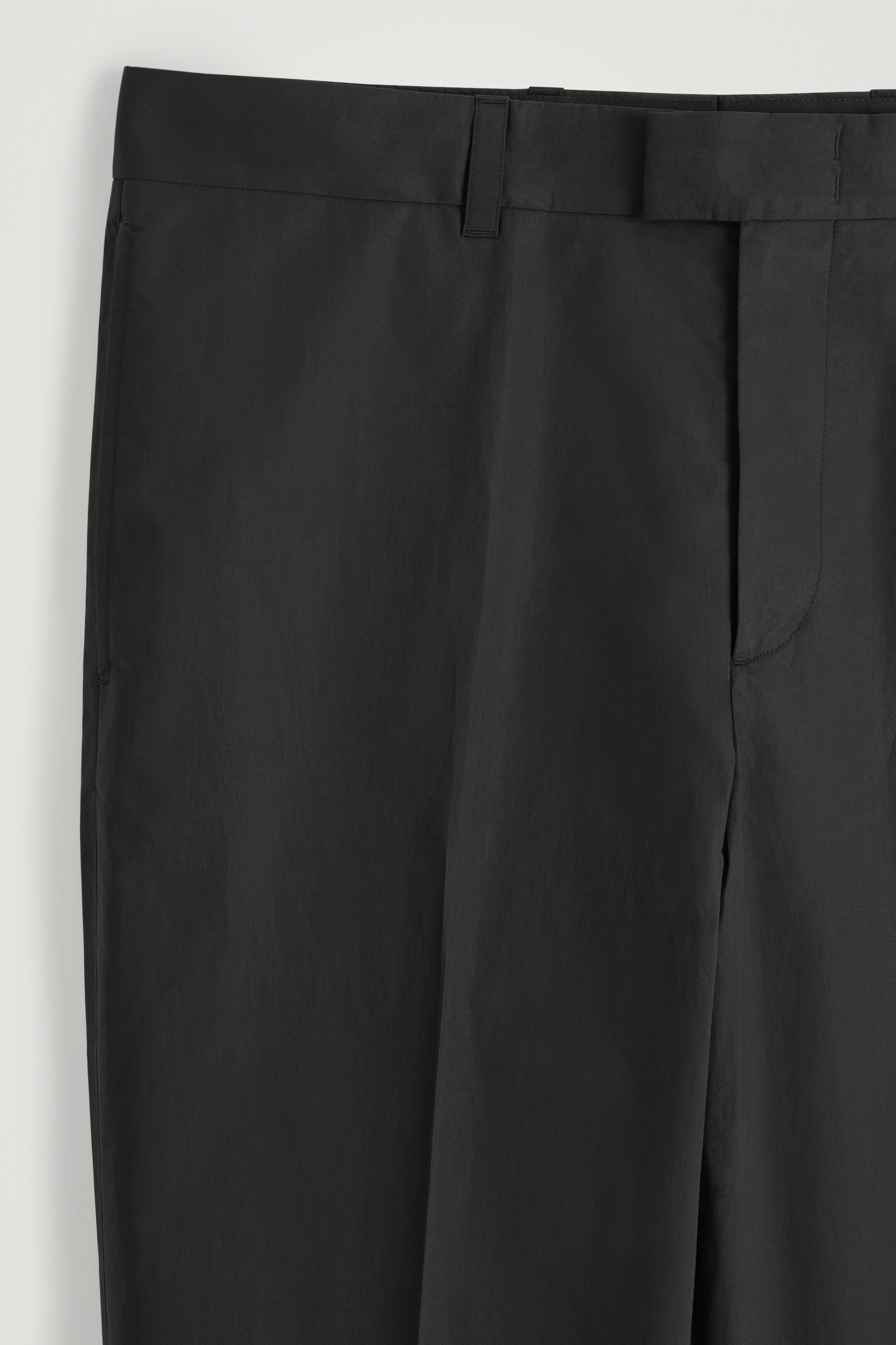 Ver imagem maior: CALÇAS DE ALGODÃO DE PERNA RETA - PRETO - HOMEM | H&M PT 8