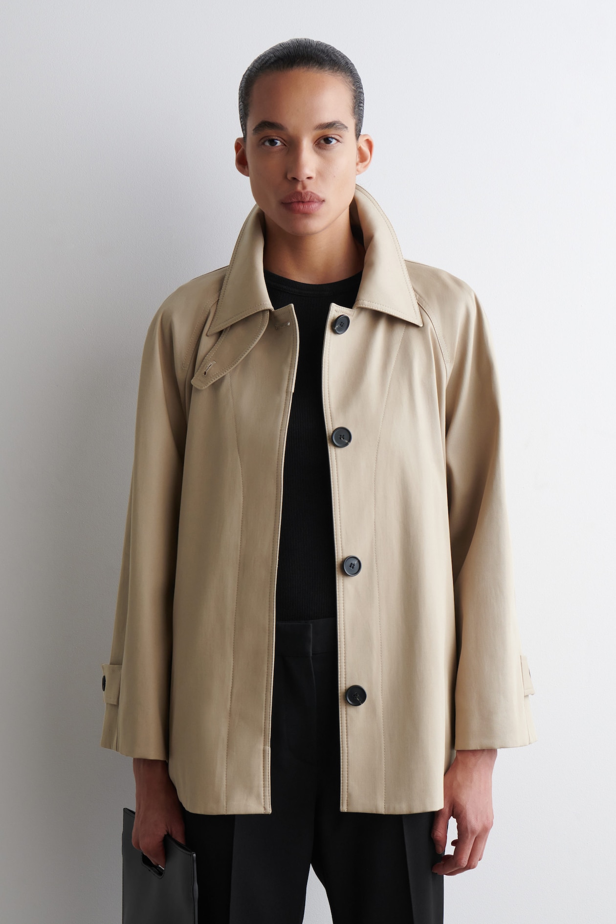 TRENCHCOAT IN A-LINIE BEIGE COS