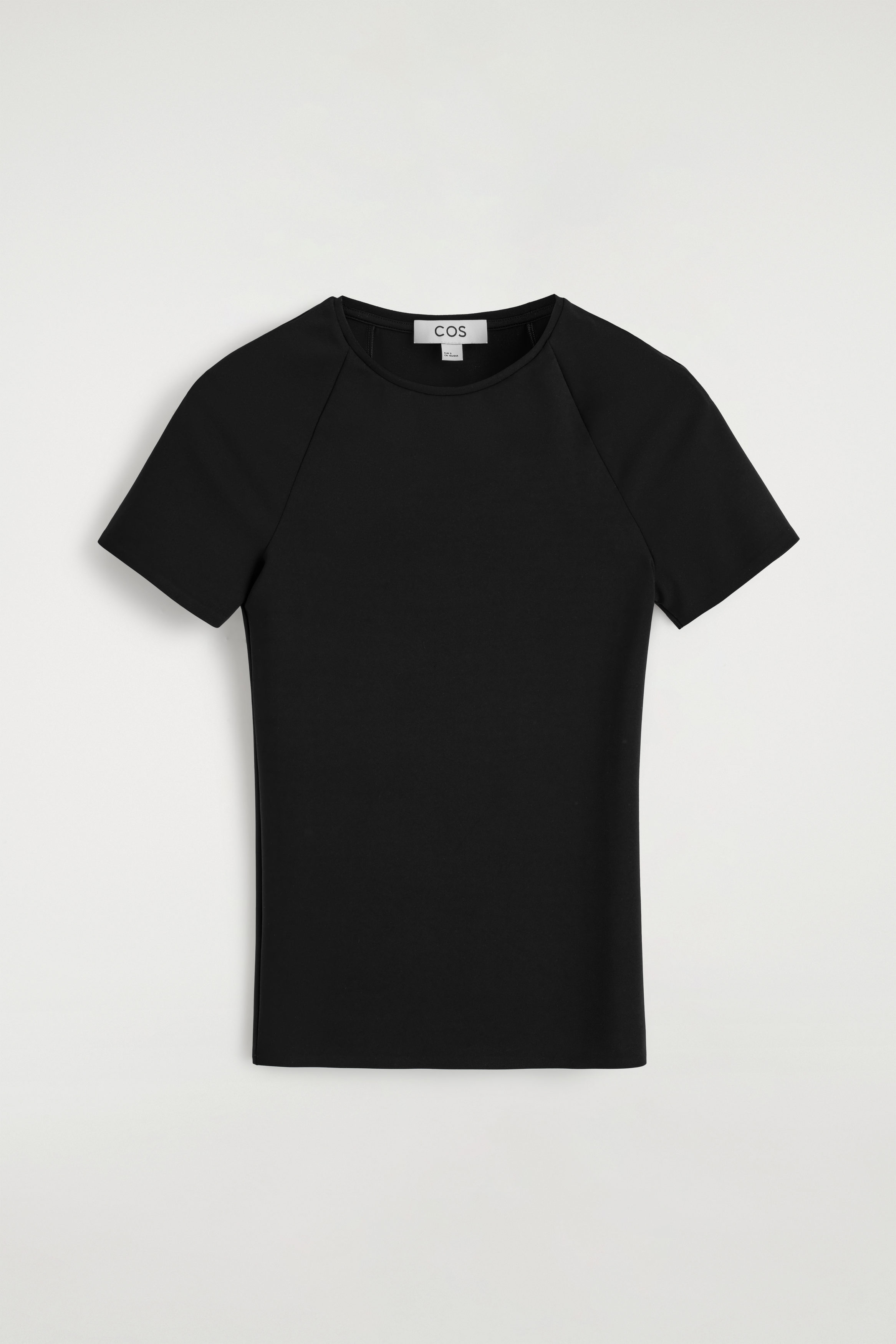 INTERLOCK JERSEY T-SHIRT - BLACK | COS US