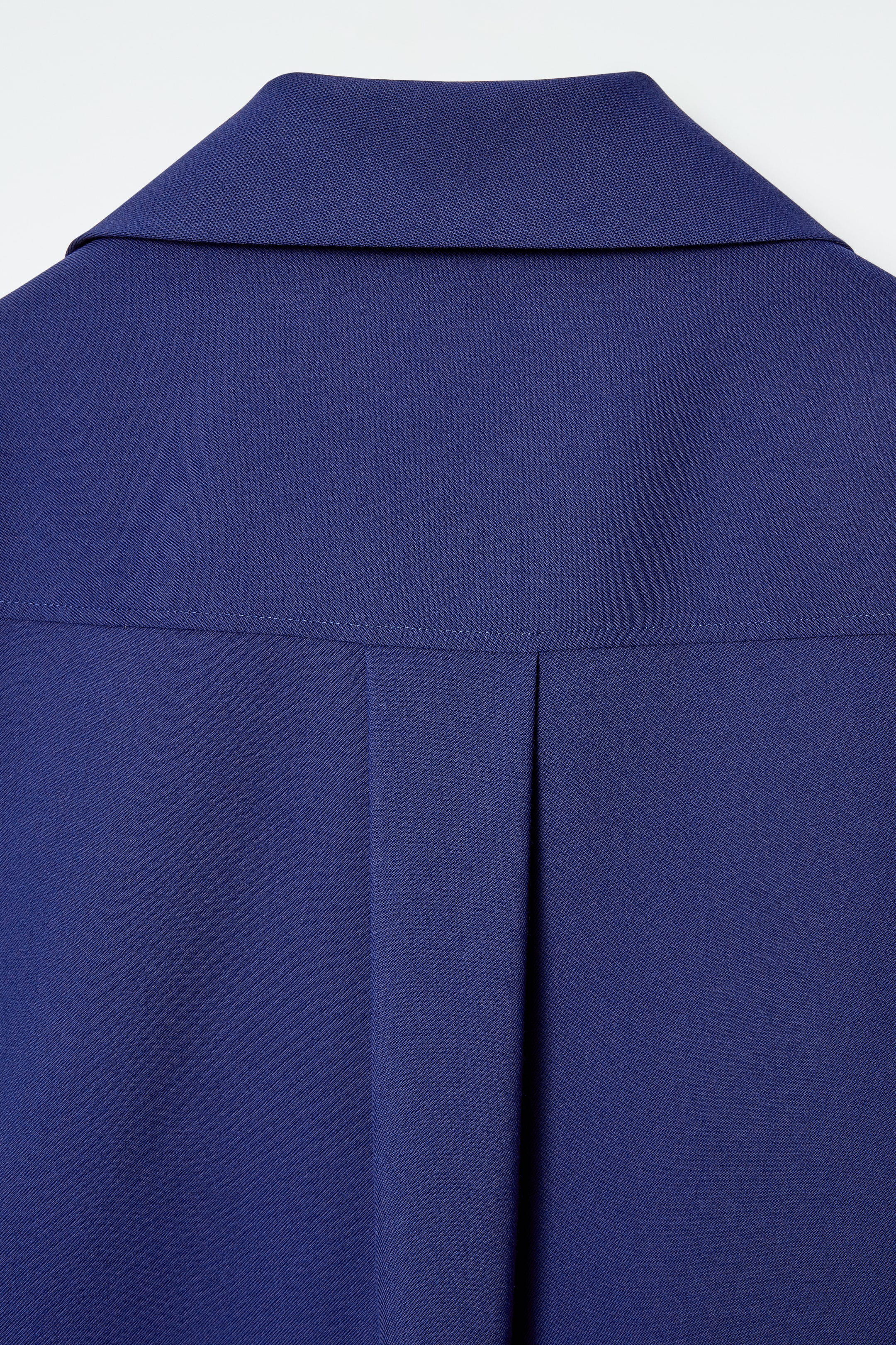 Agrandir l'image: BLOUSE DEMI-ZIPPÉE EN LAINE MÉLANGÉE - BLEU - FEMME | H&M FR 9