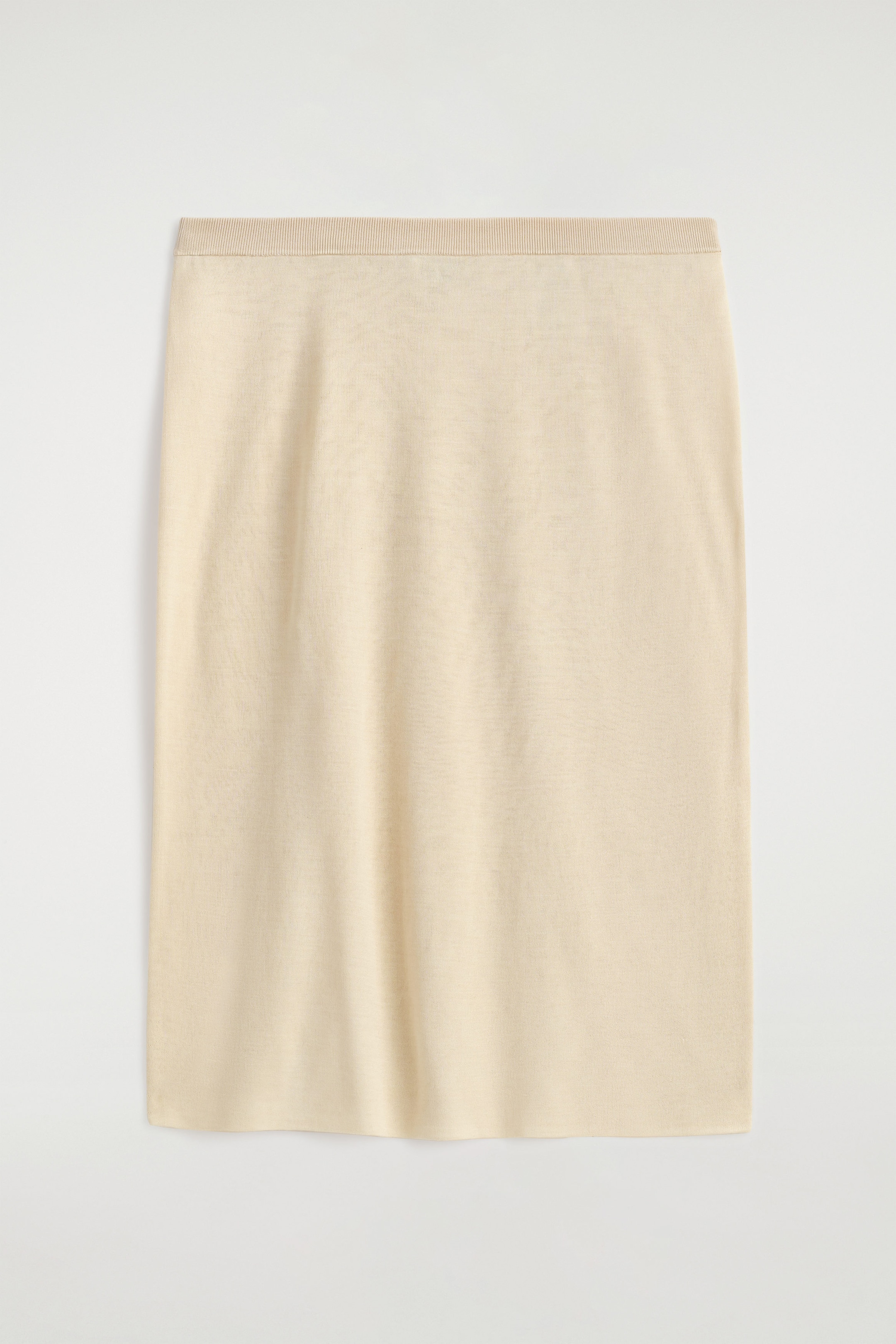 SHEER KNITTED SILK-CASHMERE SKIRT
