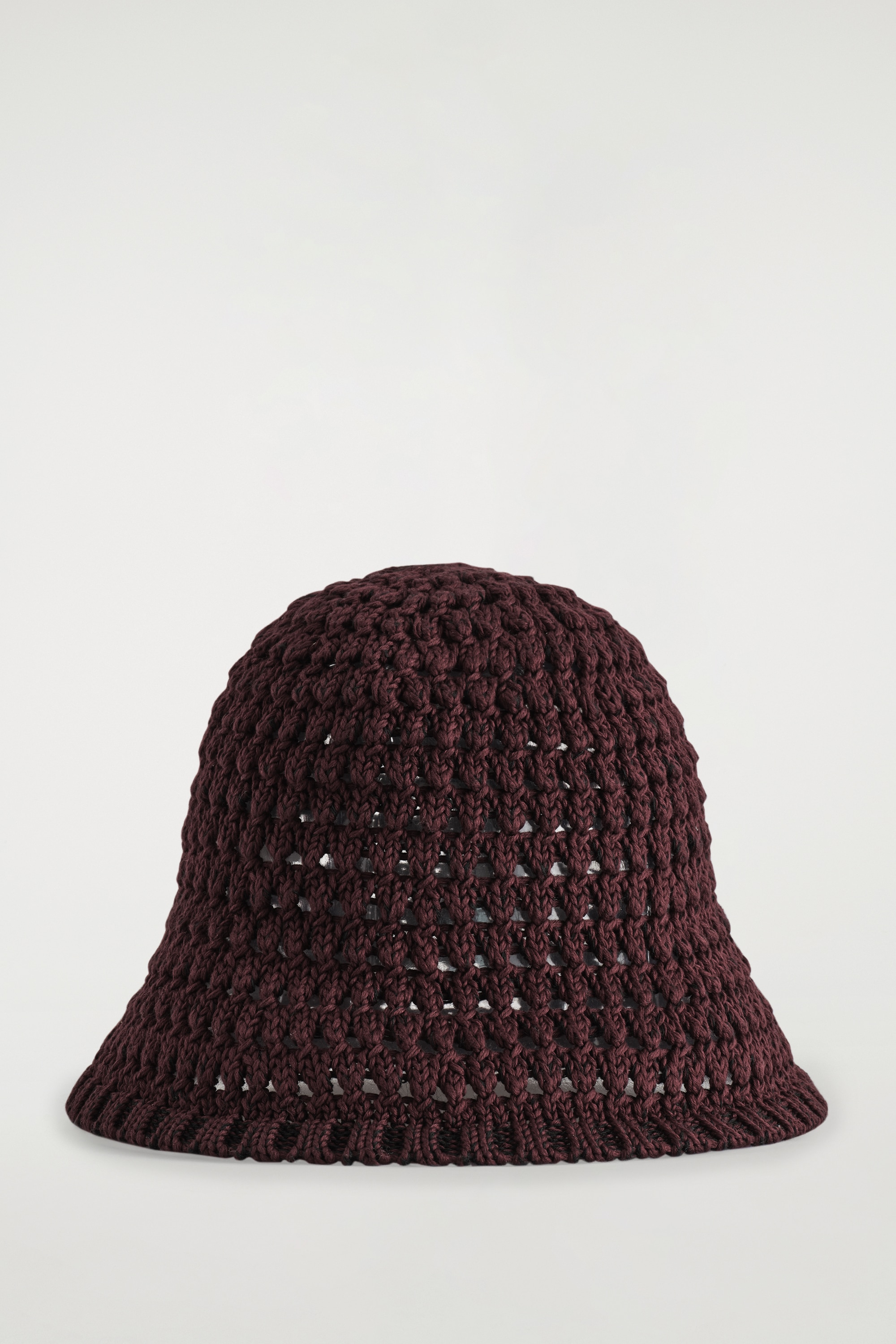 CROCHET BUCKET HAT - BURGUNDY