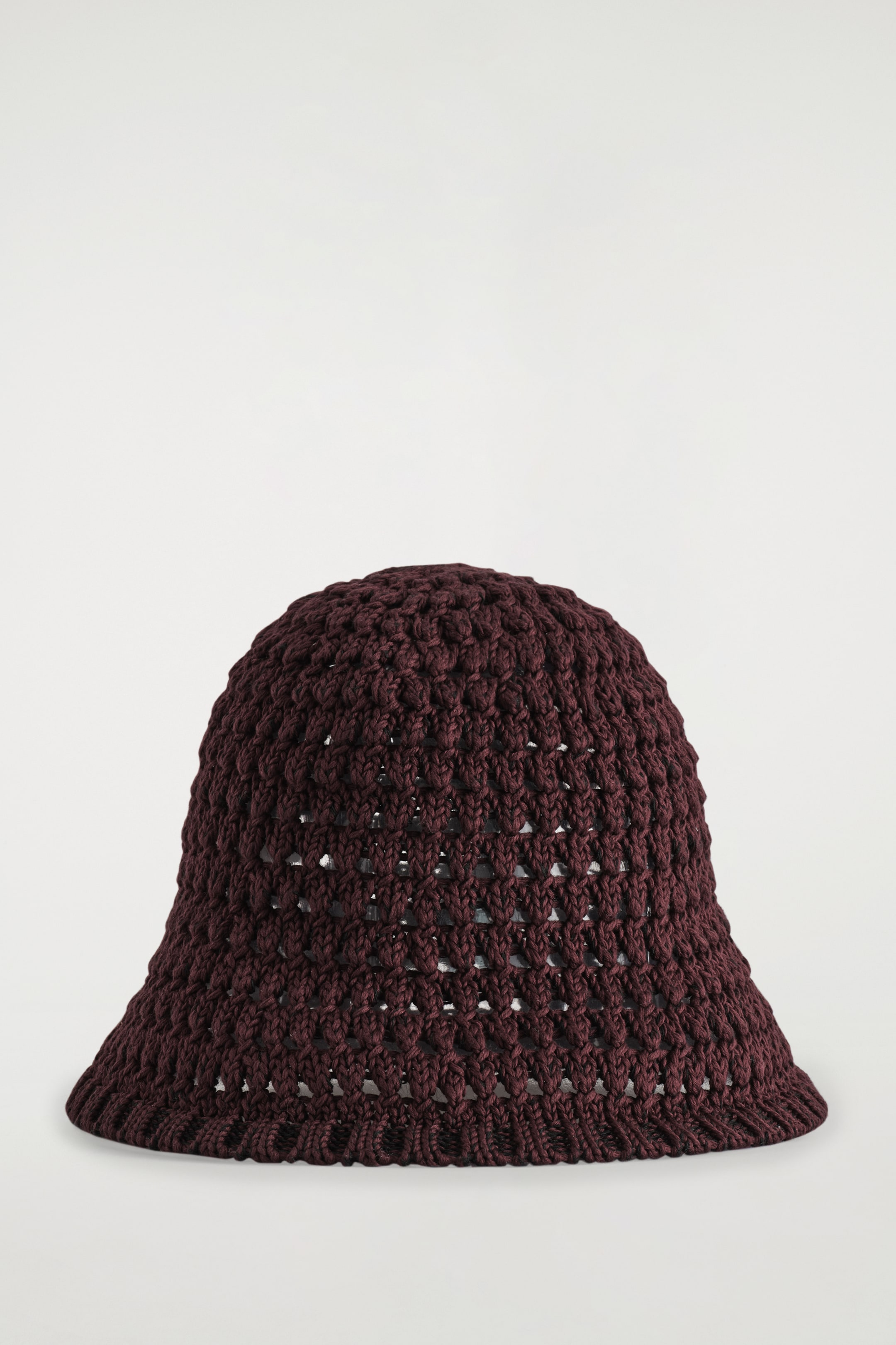 Grösseres Bild ansehen: HÄKEL-FISCHERHUT - BURGUNDERROT - DAMEN | H&M CH 3