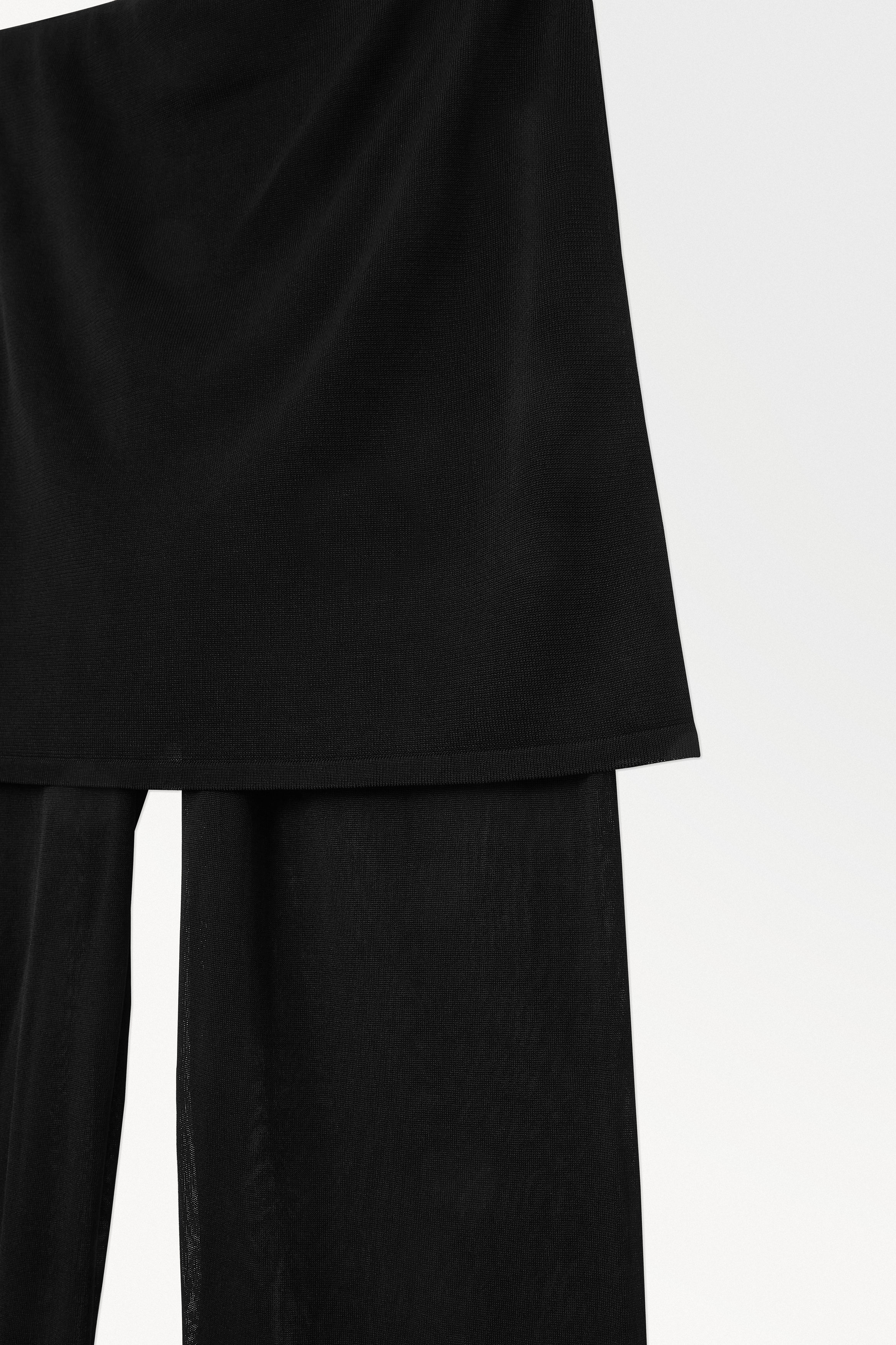 [Margesherwood ] / ☆ LAYERED KNIT PANTS / black Vinni - Okobor™ Alt-Leather Pants - Black – Nanushka