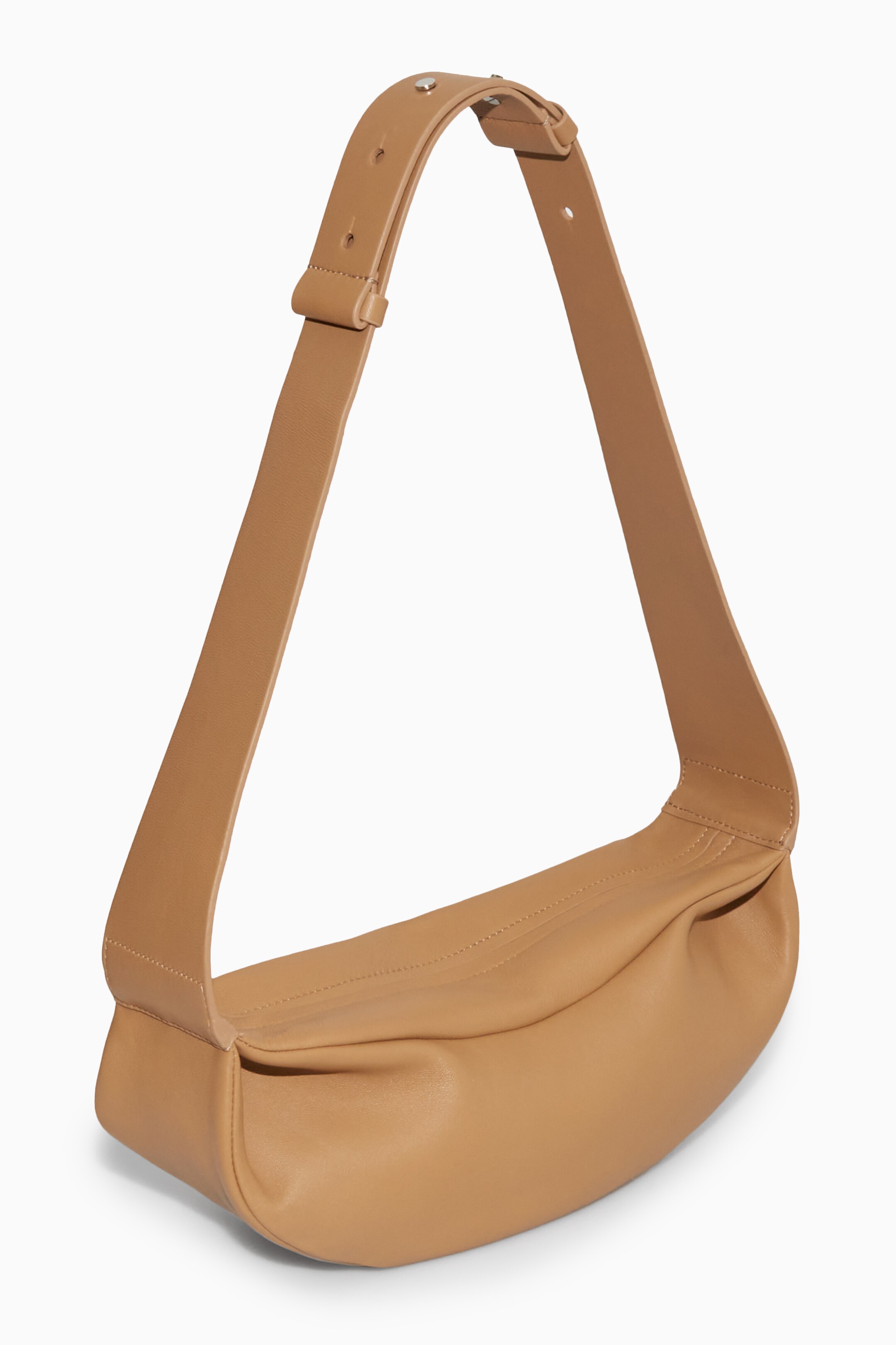 Grotere afbeelding bekijken: SWING CROSSBODY TAS - LEER - BEIGE - DAMES | H&M BE 3