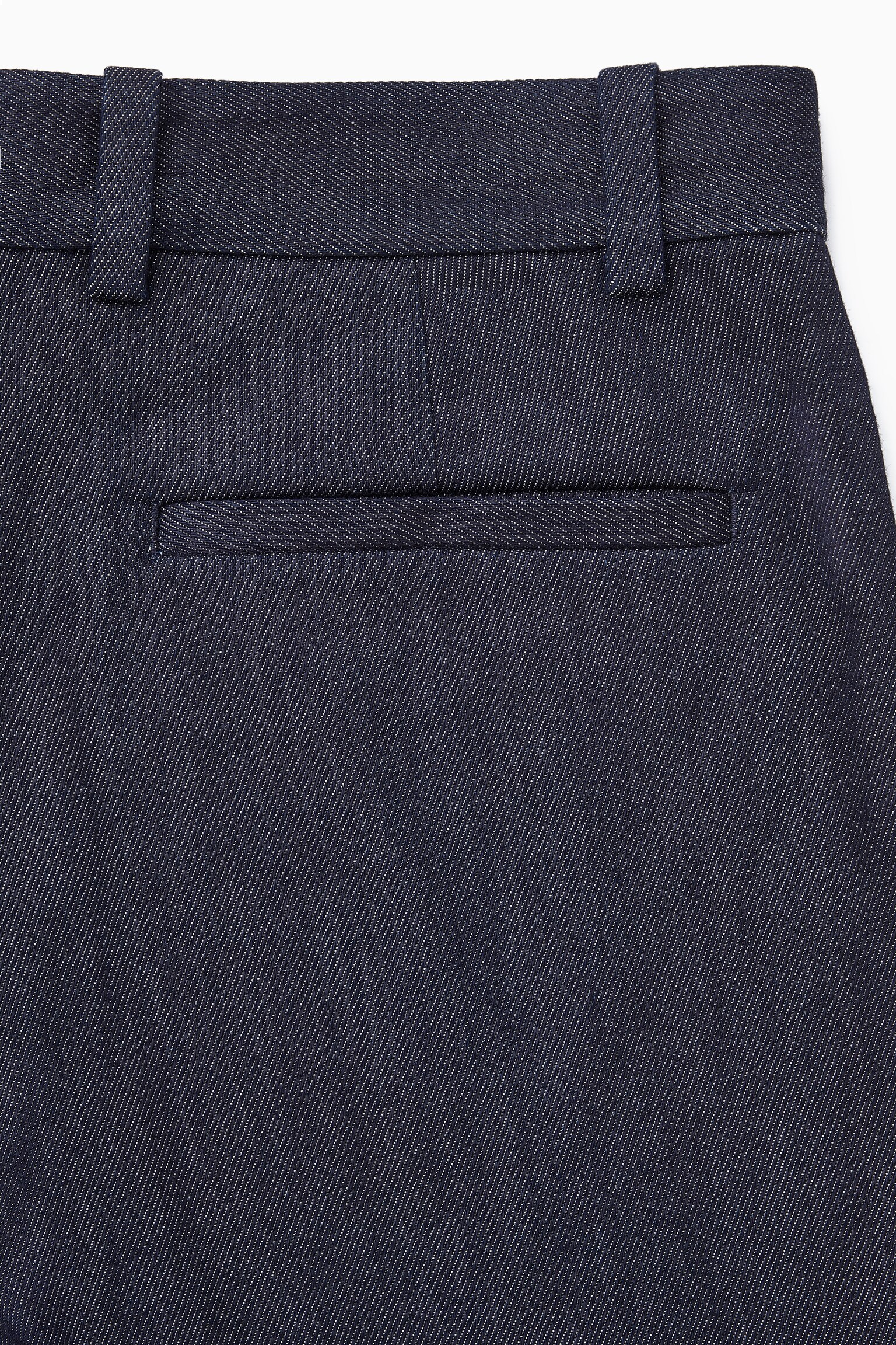 PANTALON DE TAILLEUR LARGE EN DENIM - INDIGO - 2
