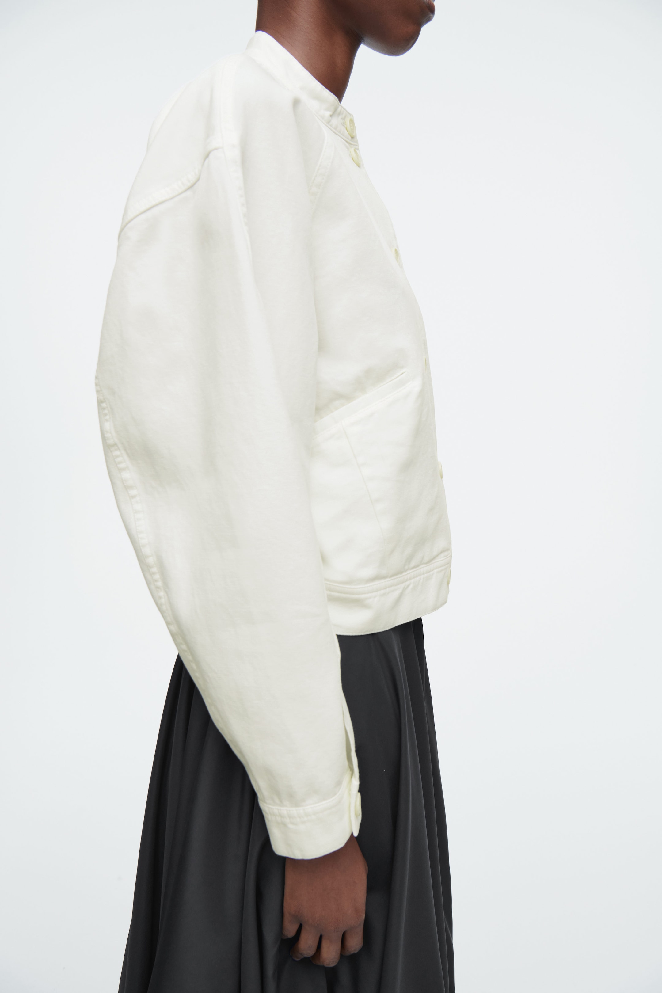 OVERSIZED COTTON BOMBER JACKET