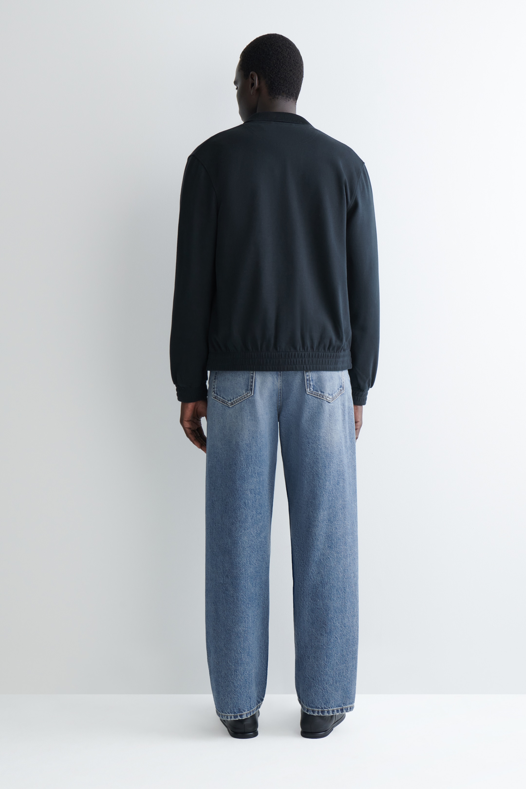 Se større billede: JERSEY HARRINGTON JAKKE - MARINEBLÅ - HERRE | H&M DK 4