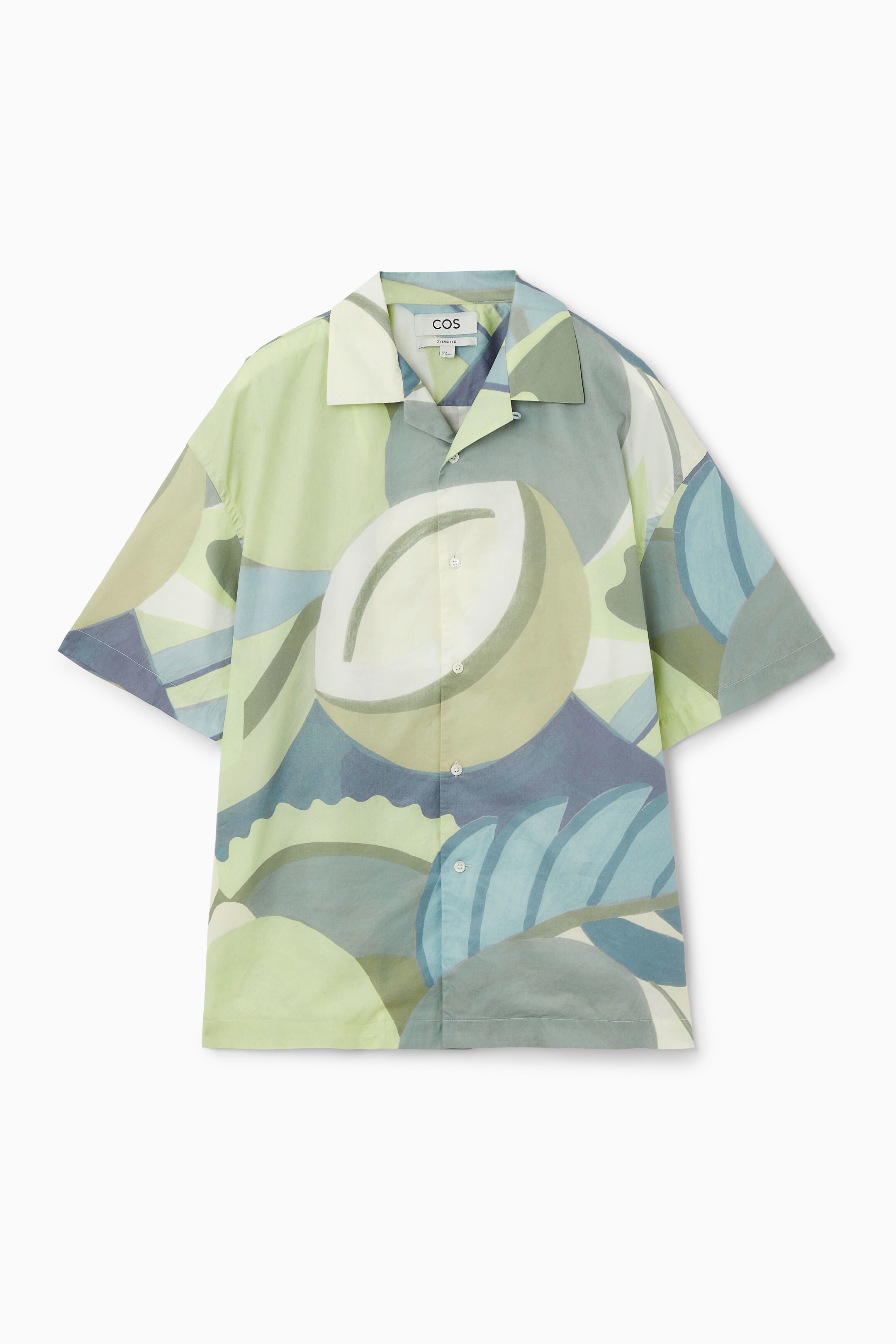 Agrandir l'image: CHEMISE IMPRIMÉE OVERSIZE MANCHES COURTES - VERT / IMPRIMÉ - HOMME | H&M CH 1