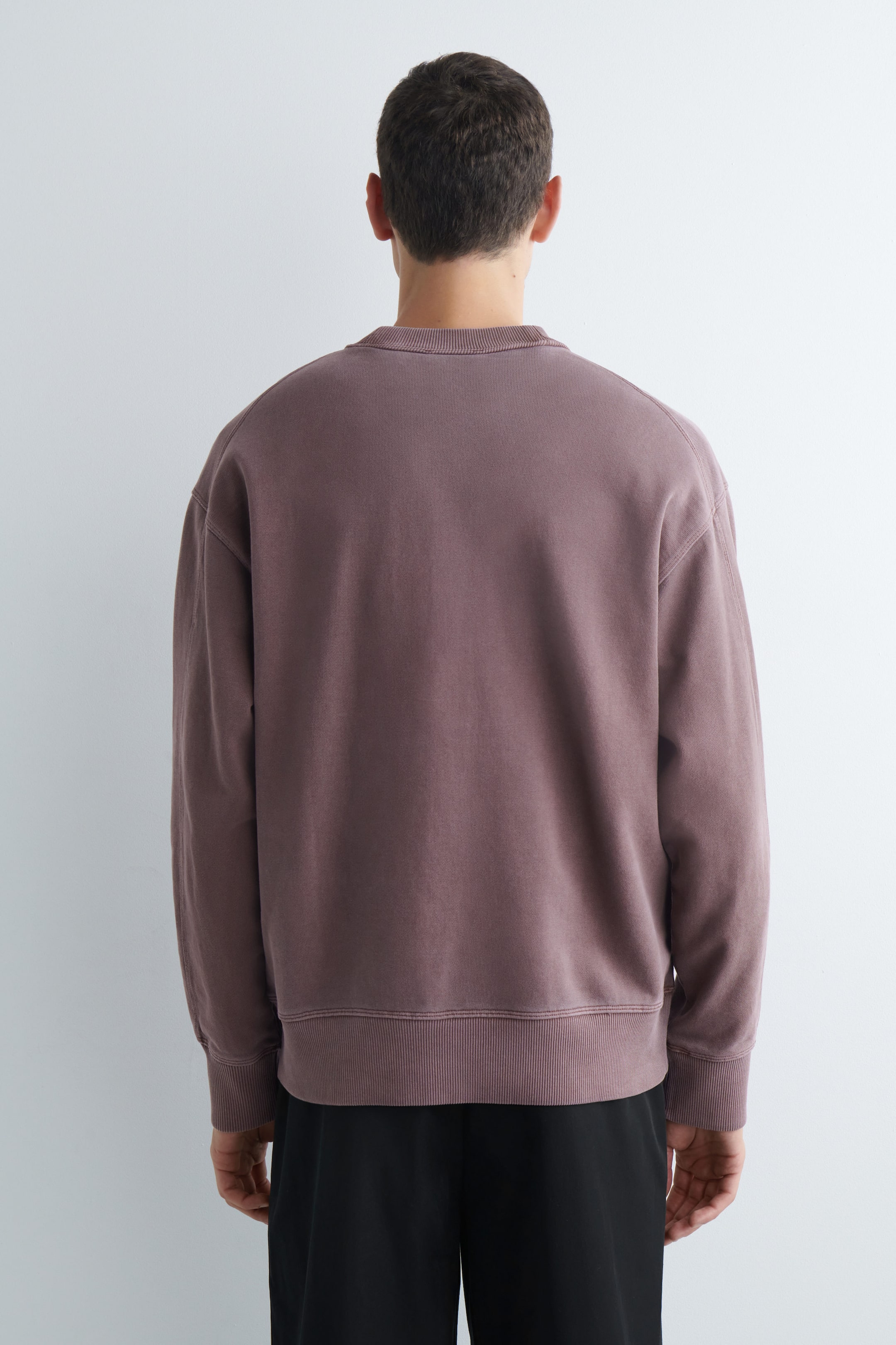 RELAXED WASHED-COTTON SWEATSHIRT