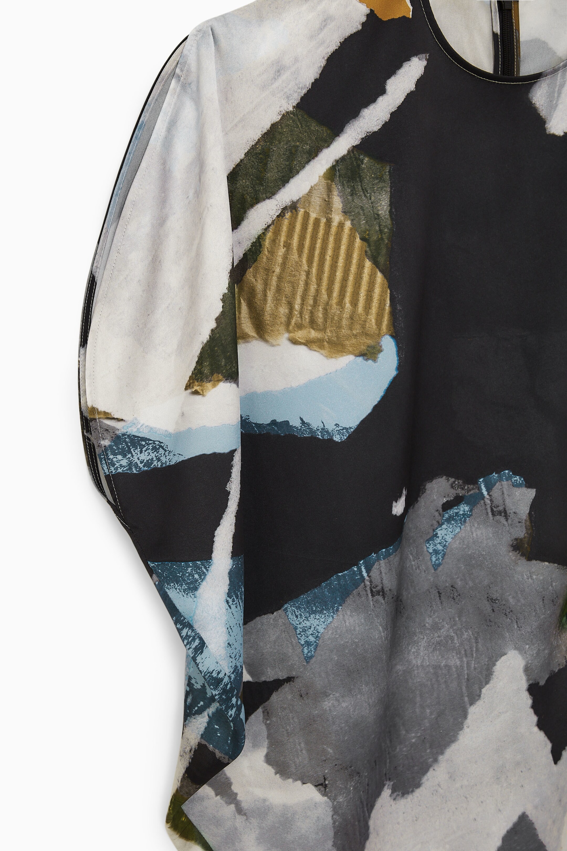Ingrandisci l'immagine: PRINTED ASYMMETRIC BLOUSE - MULTICOLOURED - DONNA | H&M CH 2