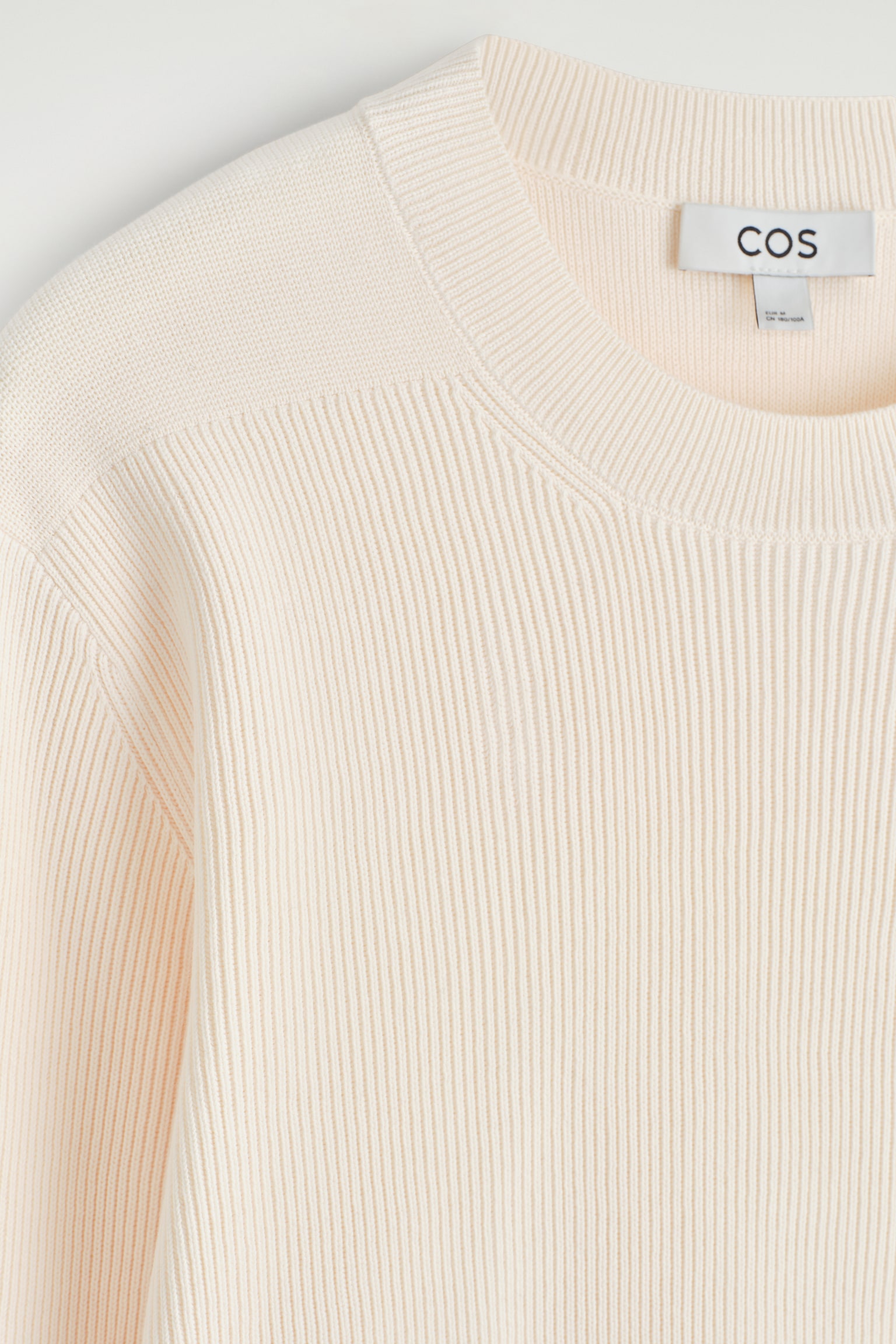 JERSEY DE ALGODÓN DE CUELLO REDONDO - BLANCO ROTO/NEGRO/AZUL MARINO - 4
