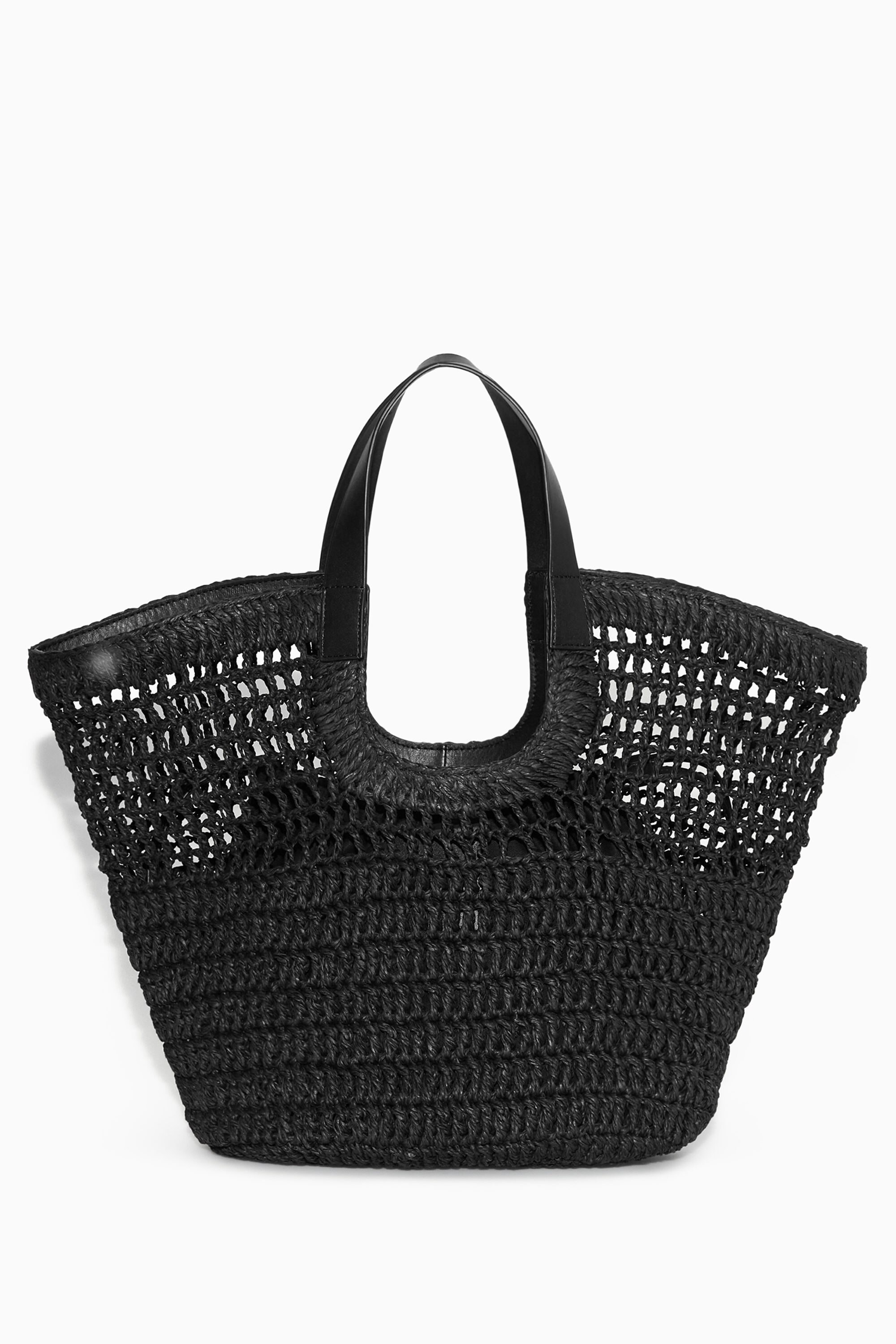 トートバッグ Le Bambola leather-trimmed basket bag cd330f1b57b14e996e647ebb7ddaab