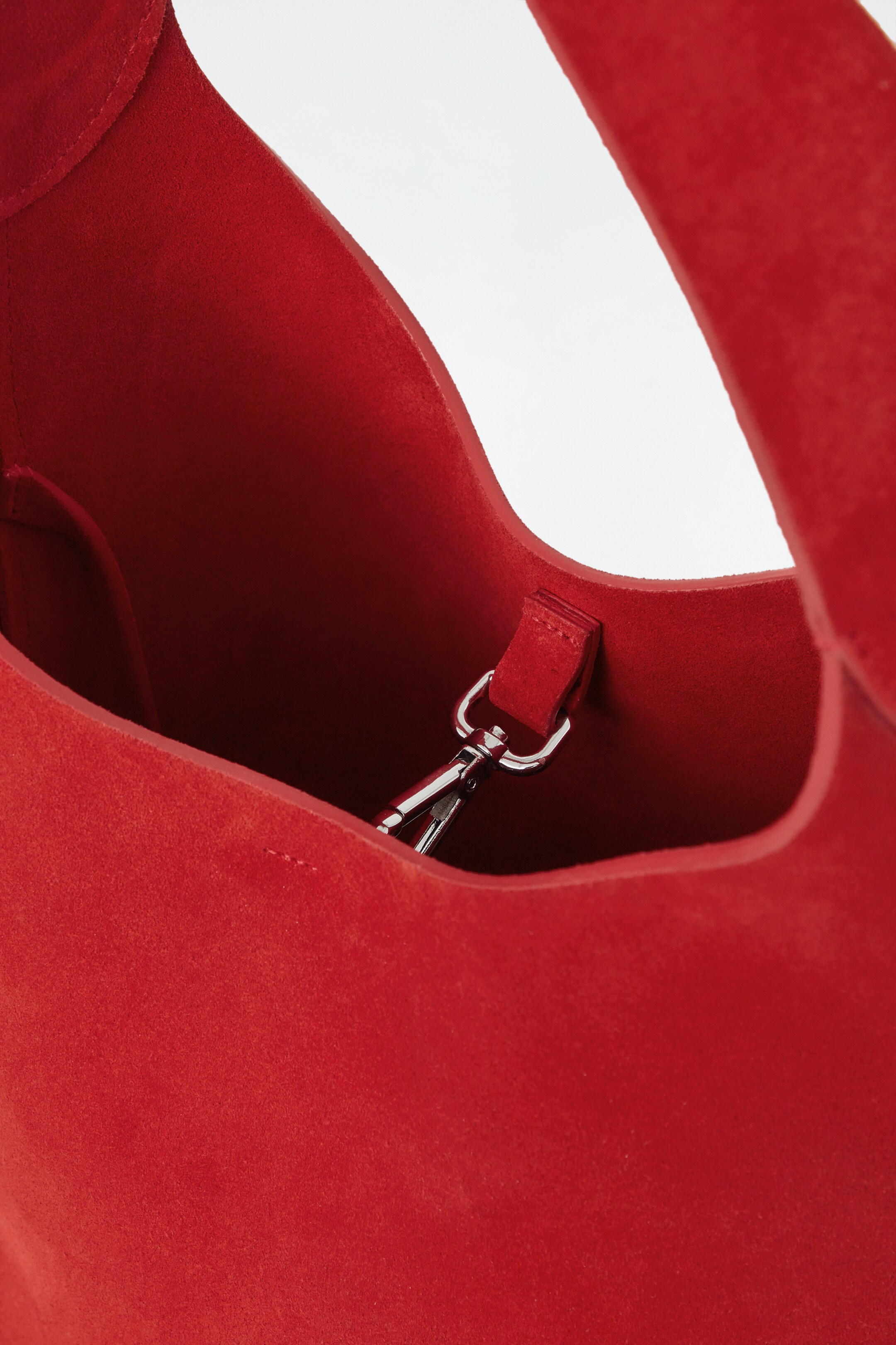 Ingrandisci l'immagine: SERIF MINI TOTE BAG - SUEDE - RED - DONNA | H&M CH 2