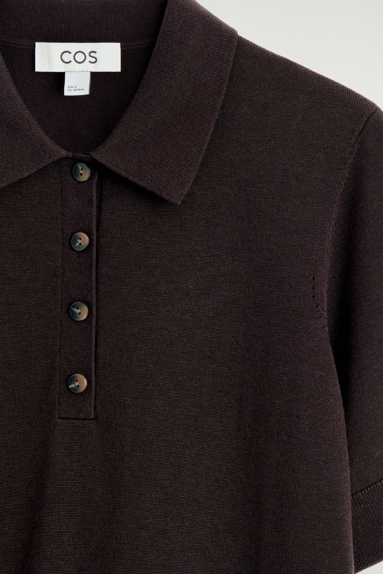 FIGURNÄRA PIKÉTRÖJA I ULLBLANDNING - MÖRKBRUN/BEIGE-MELERAD/FLERA FÄRGER/BLÅ/BRUN/BLÅ - 9