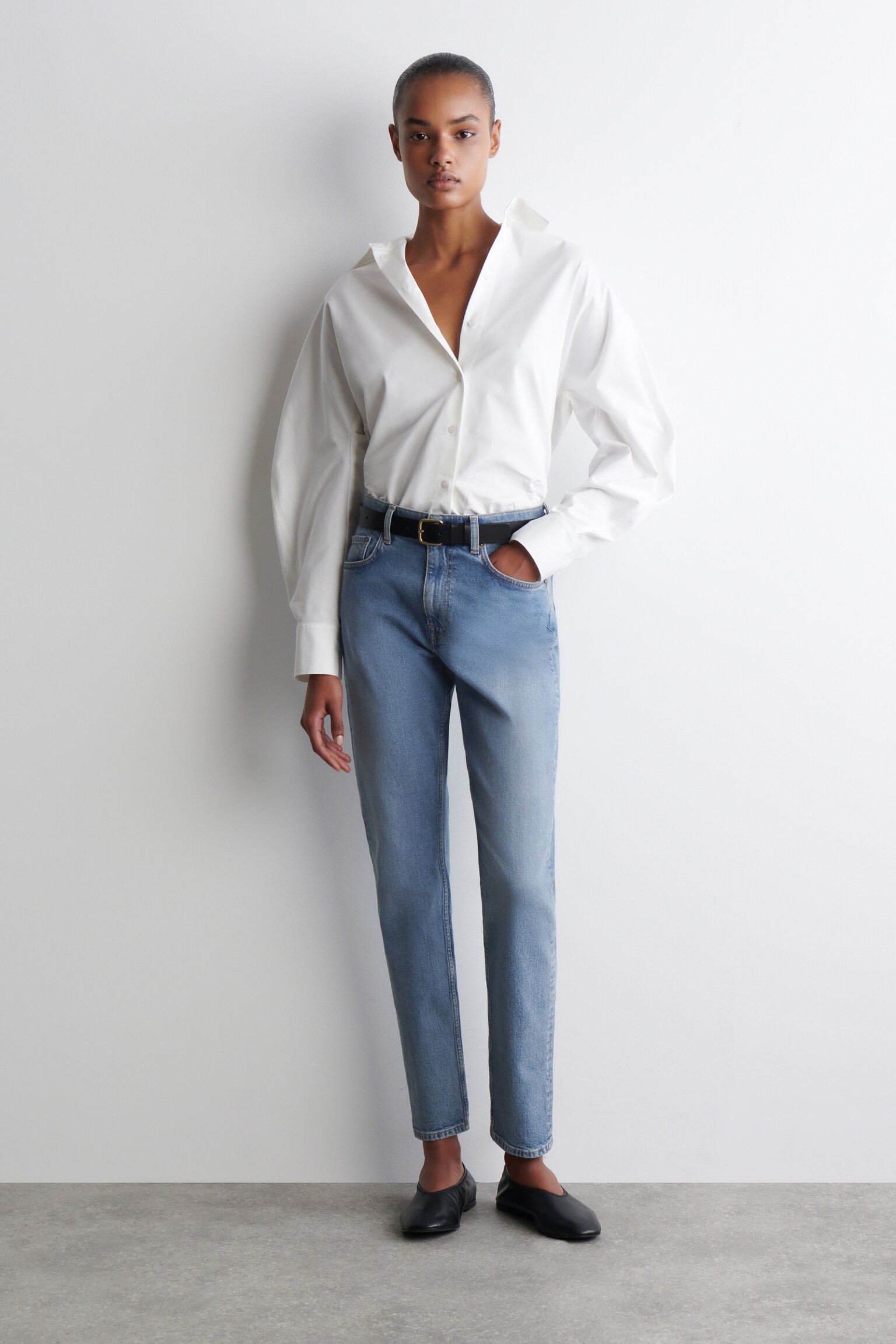 JEAN SLIM FLUTE - BLEU/BLEU FONCÉ - 5
