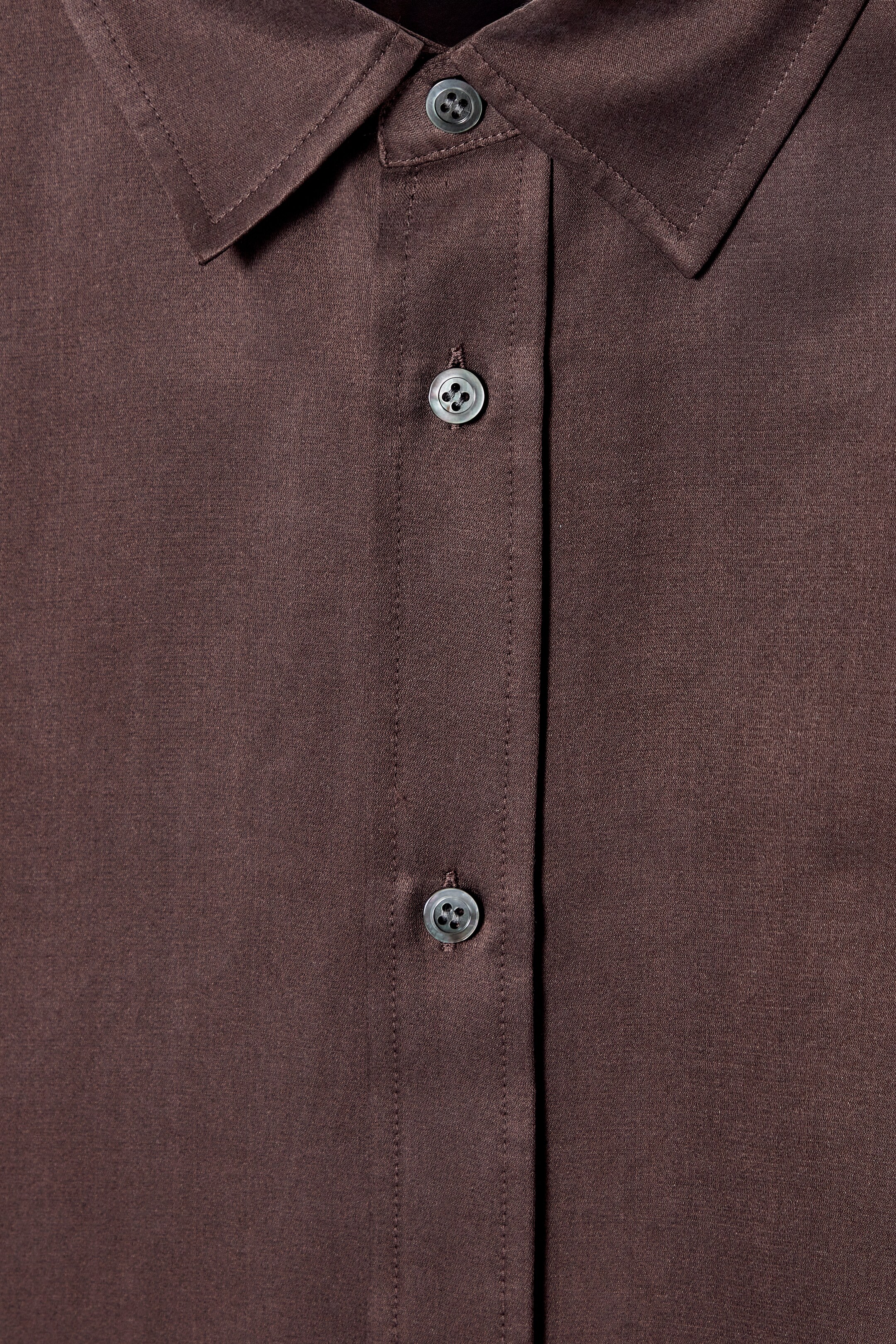 Agrandir l'image: CHEMISE EN SOIE - BRUN - HOMME | H&M CH 2