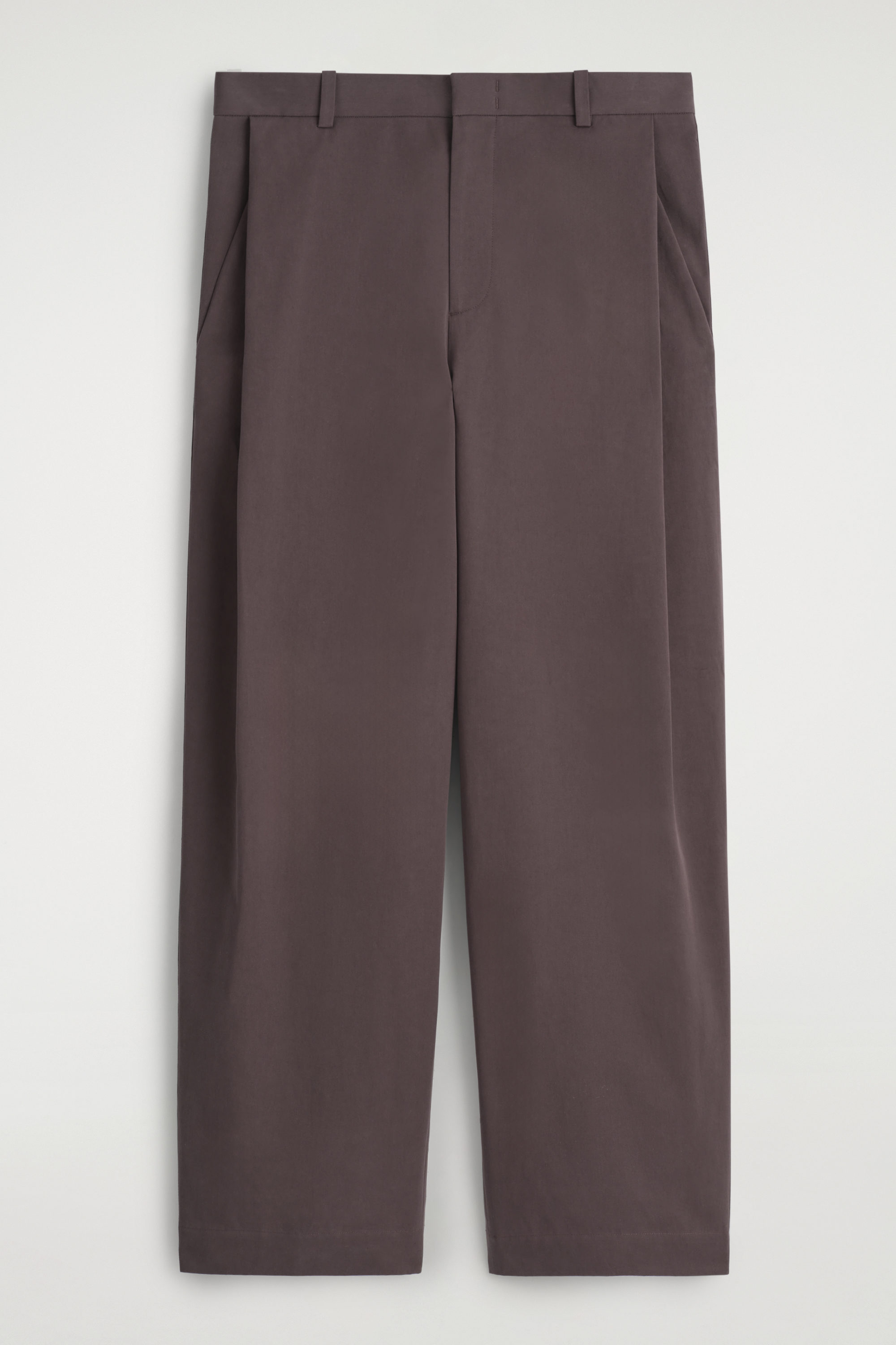 【U LAN】QWERTY Twisted Wide Cotton Pants wide-leg pant in cotton jersey in WASHED BLACK | alexanderwang®