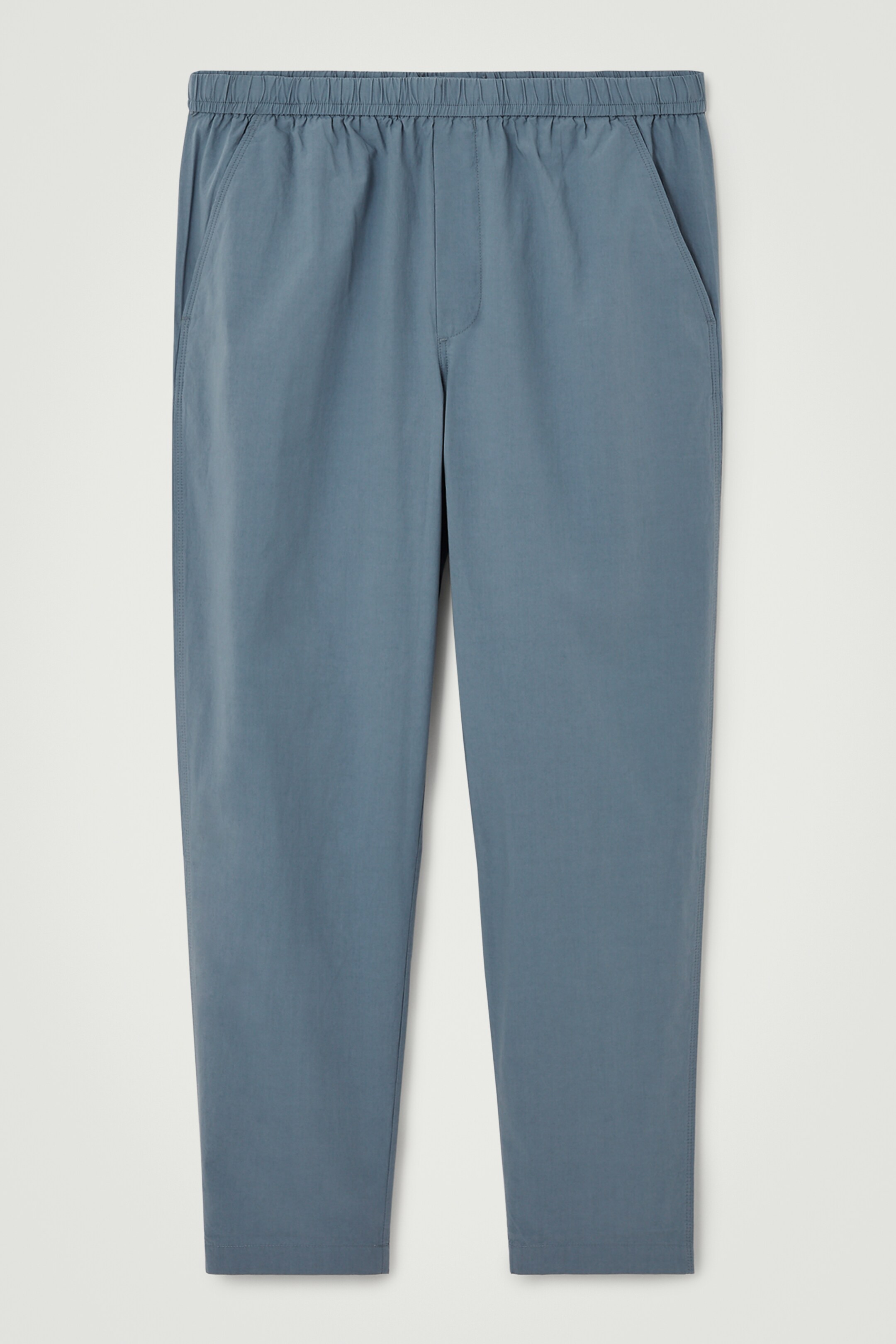 Grösseres Bild ansehen: SCHMAL ZULAUFENDE BAUMWOLLHOSE OHNE VERSCHLUSS - Blau - HERREN | H&M CH 1