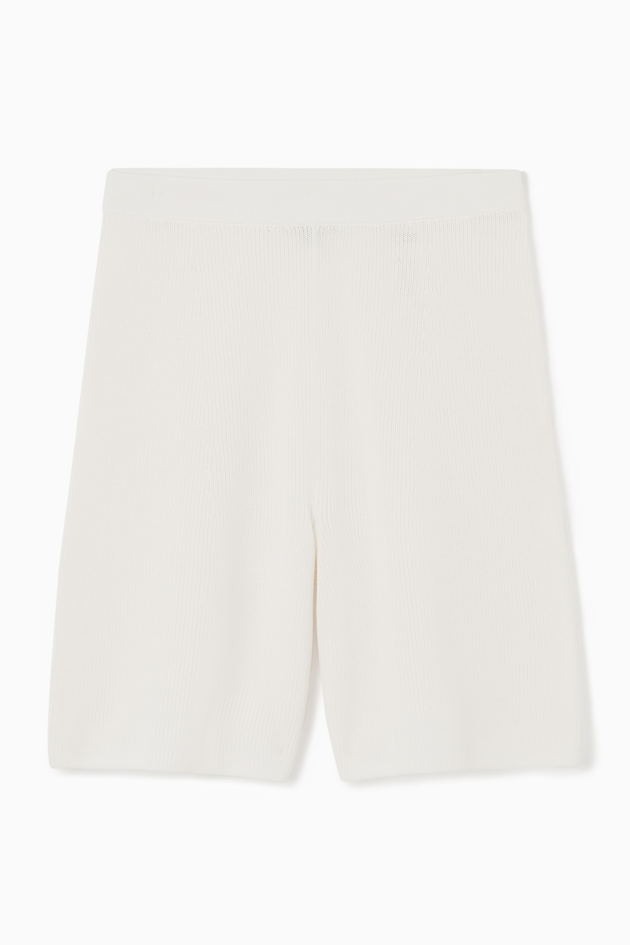 Grösseres Bild ansehen: BERMUDASHORTS AUS RIPPSTRICK - WEISS - DAMEN | H&M CH 1