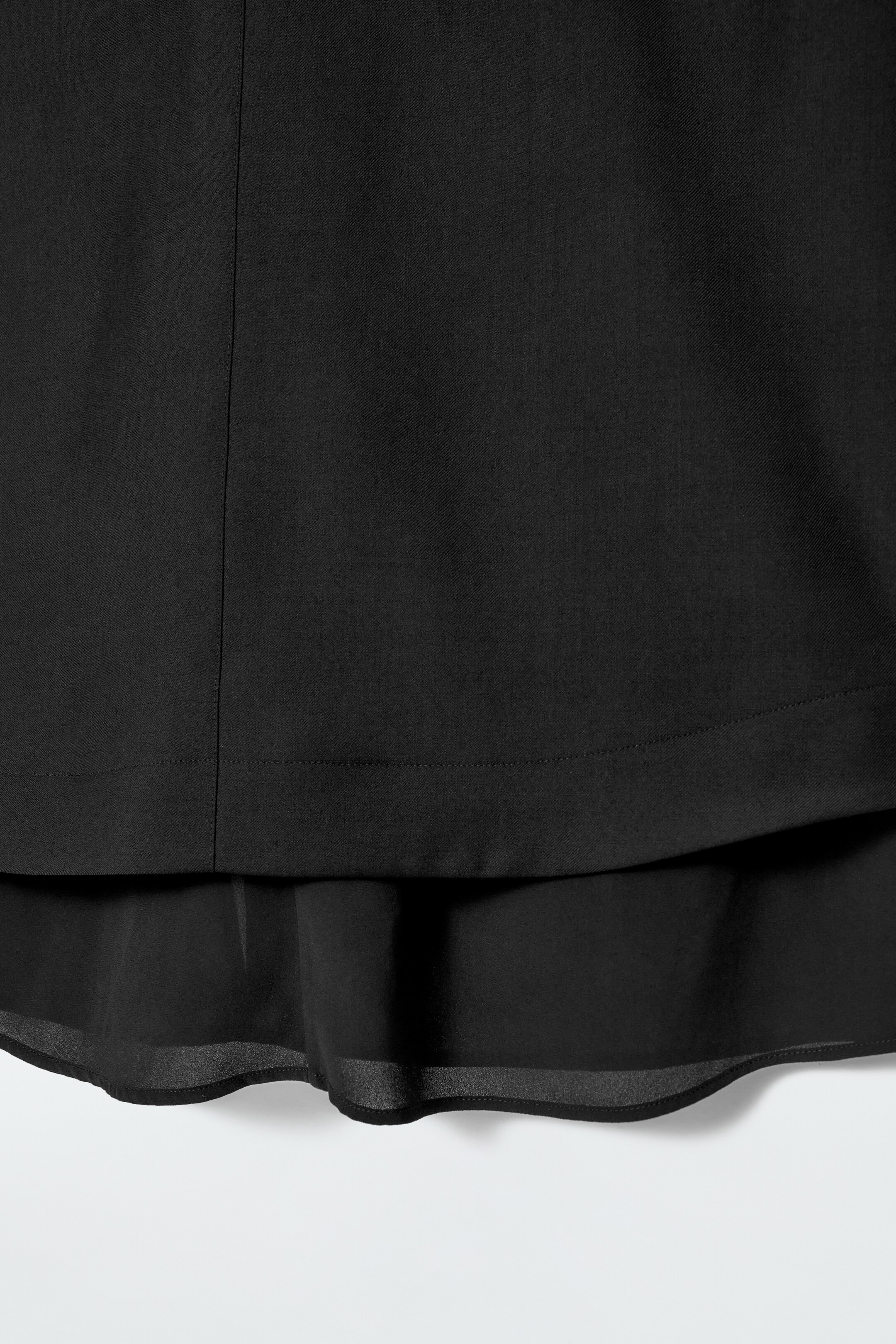 Agrandir l'image: ROBE EN LAINE SUPERPOSÉE - NOIR - FEMME | H&M CH 3