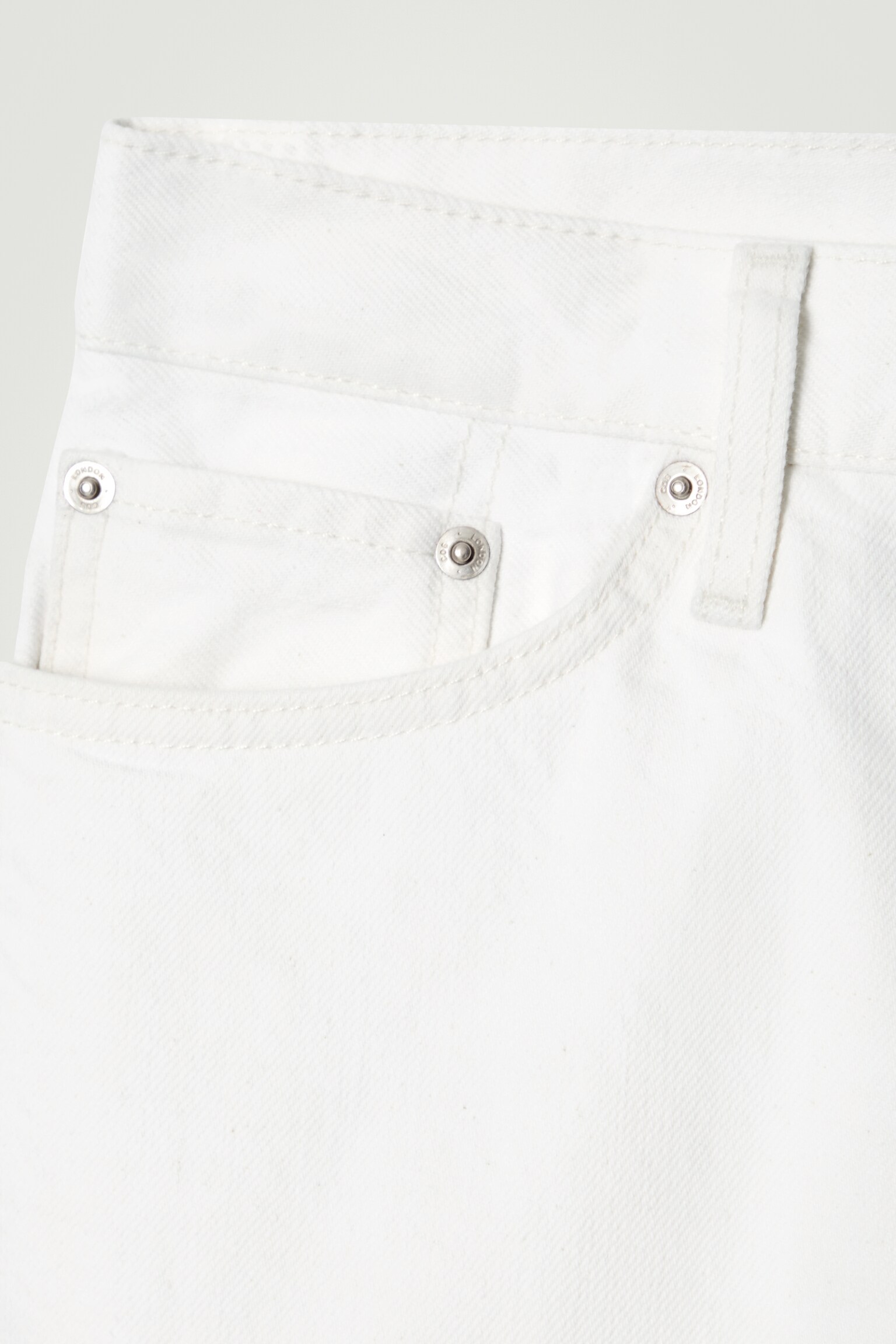 CASK BARREL-LEG JEANS - WHITE/WASHED BLUE/BLUE - 2