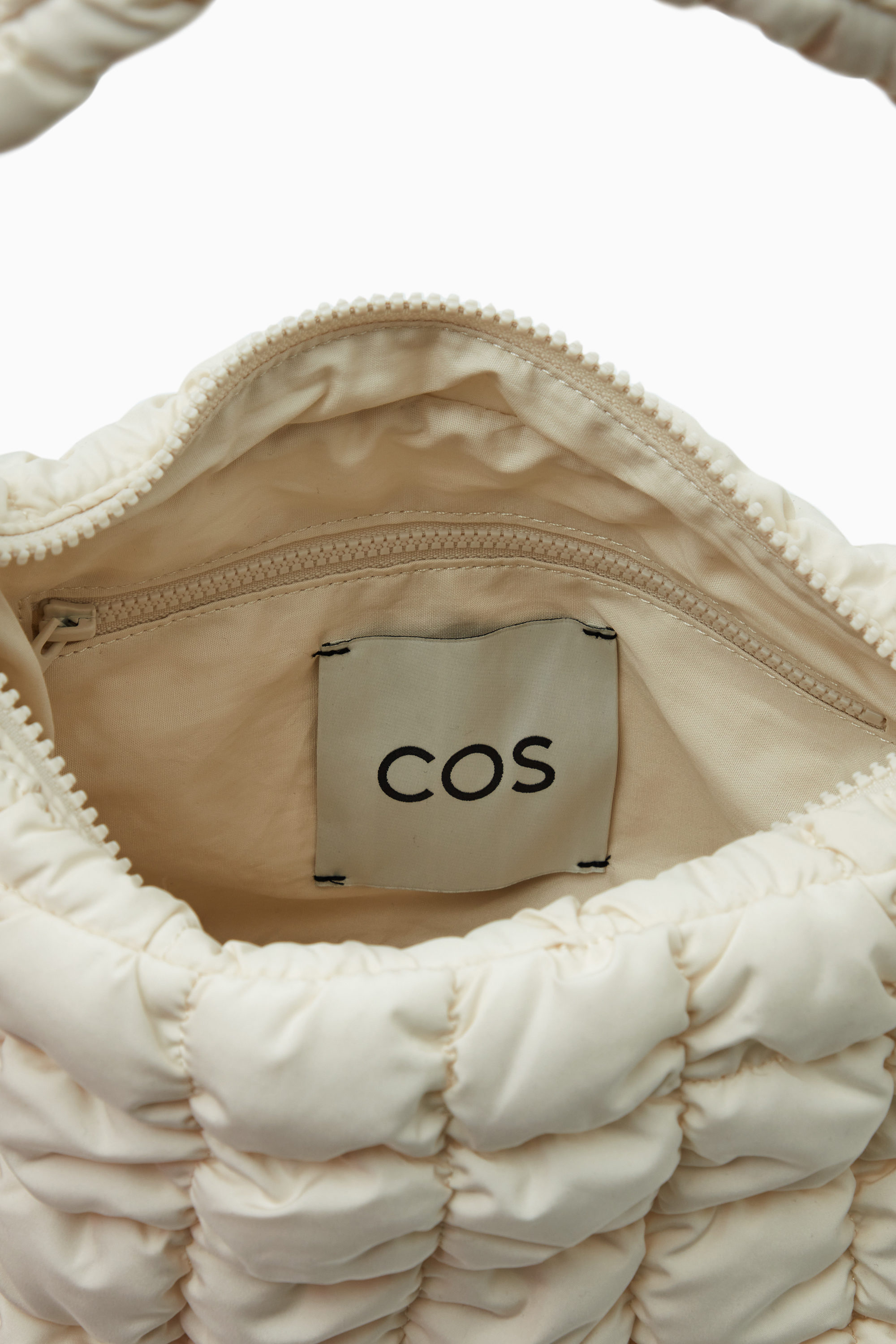 今人気中! ★ COS ★ Quilted Nano Bag Beige COS Quilted Nano Bag Cream | eBay