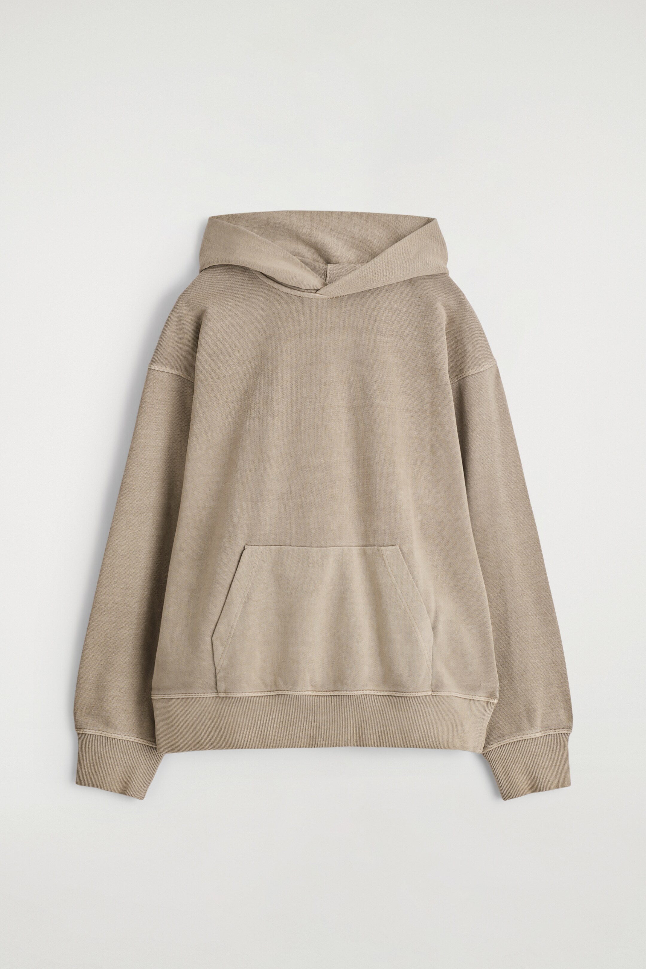 Zobacz większy obraz: BAWEŁNIANA BLUZA Z KAPTUREM Z EFEKTEM SPRANIA - SZAROBRĄZOWY - ON | H&M PL 6