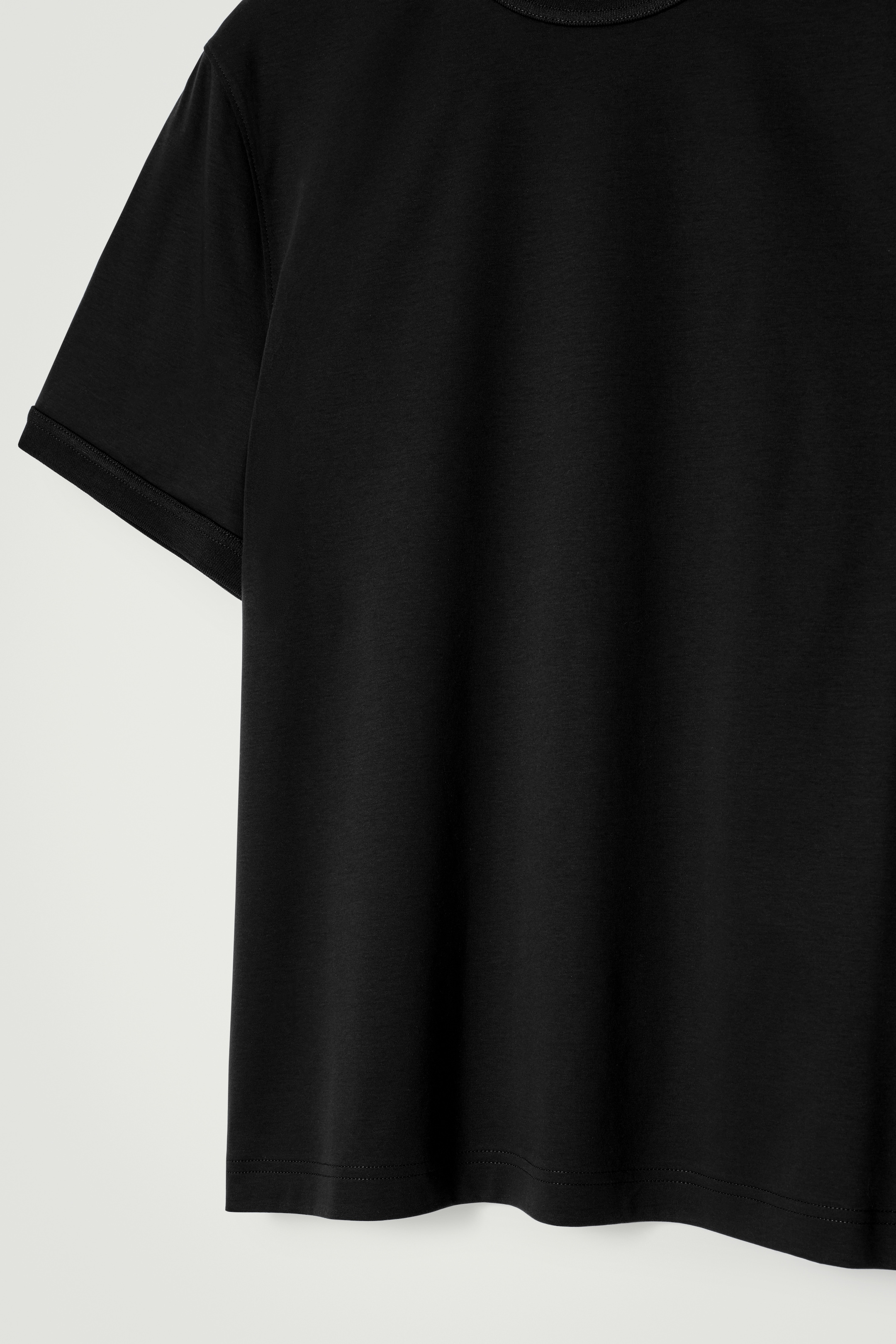 Grösseres Bild ansehen: T-SHIRT AUS MERZERISIERTER BAUMWOLLE - SCHWARZ - HERREN | H&M CH 7