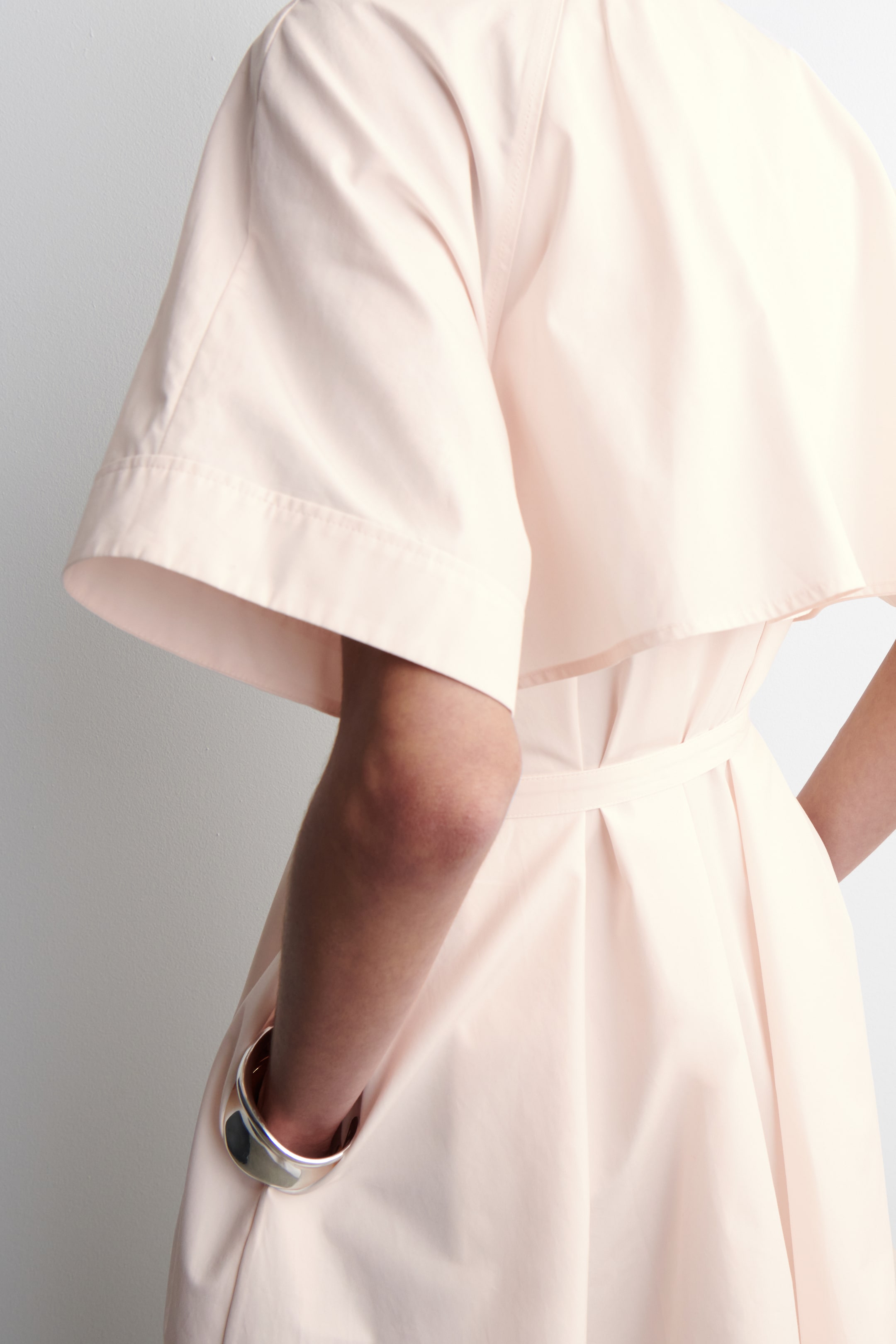 Ingrandisci l'immagine: RAGLAN-SLEEVE COTTON MIDI DRESS - LIGHT PINK - DONNA | H&M CH 6