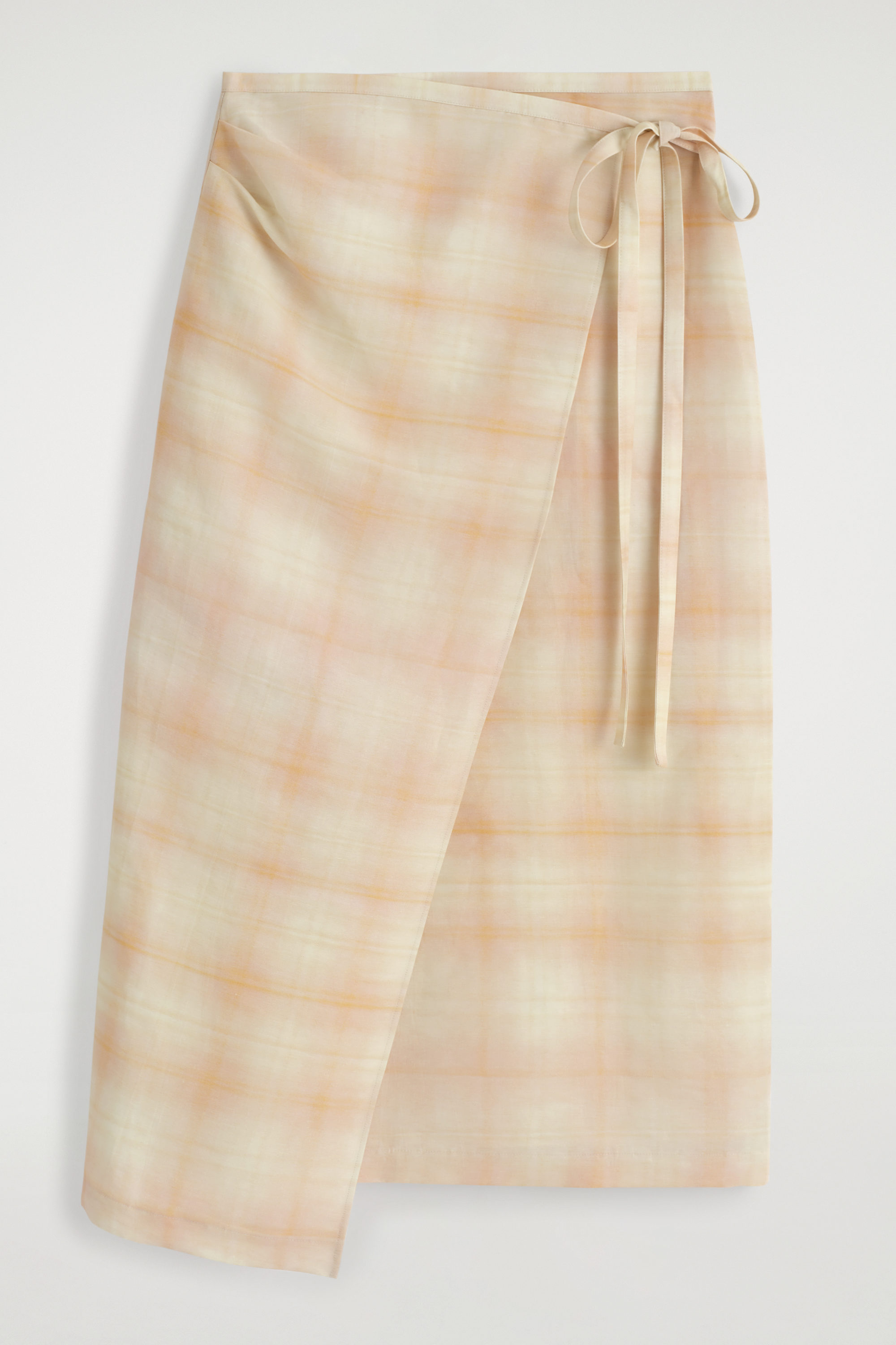 【AAKE】SUMMER CHECK MIDI SK Women's High-Rise Maxi Full Skirt - Ava & Viv™ Navy Blue
